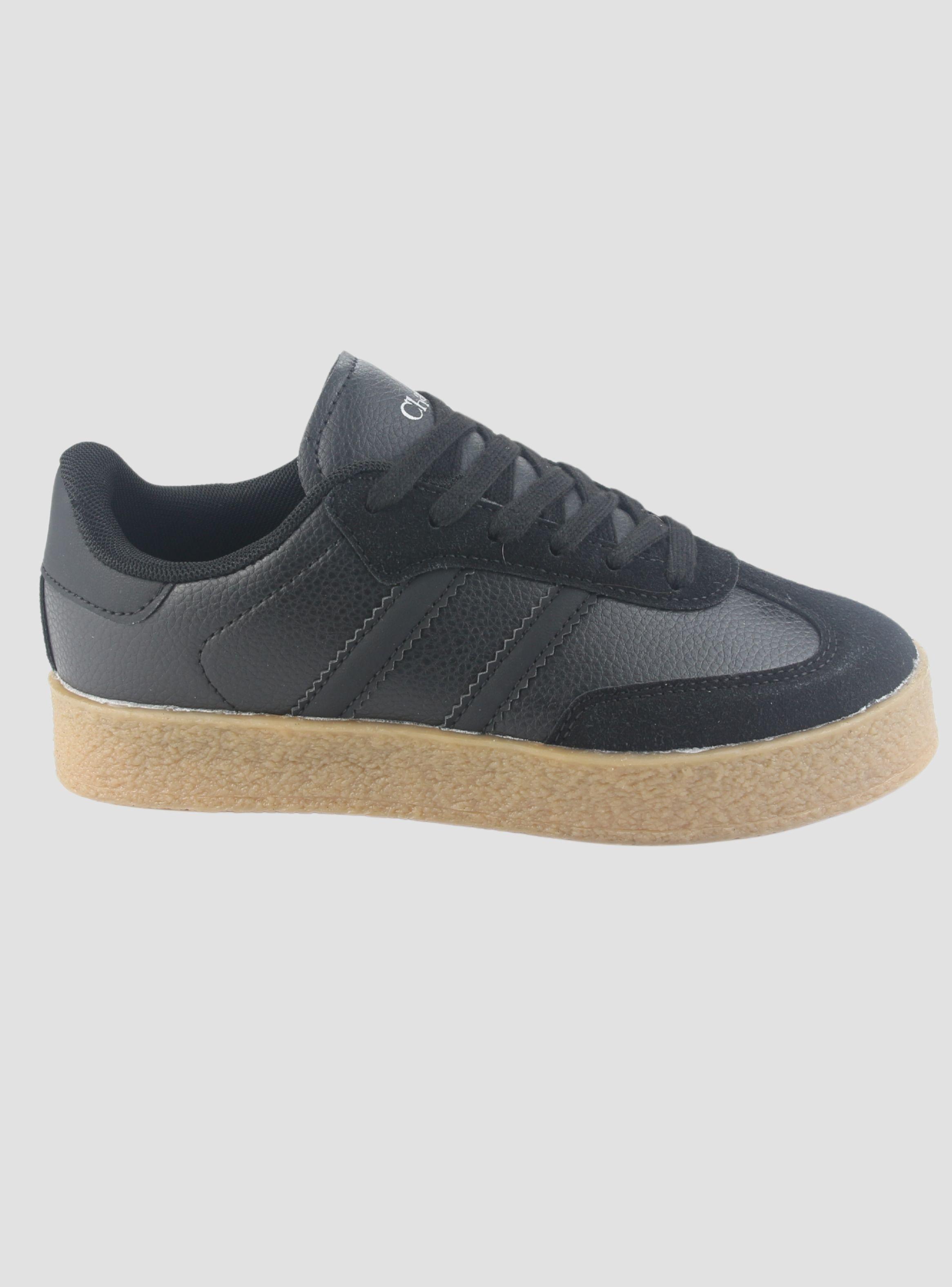 Zapatilla Chalada Mujer Caju-1 Negro Urbano-0