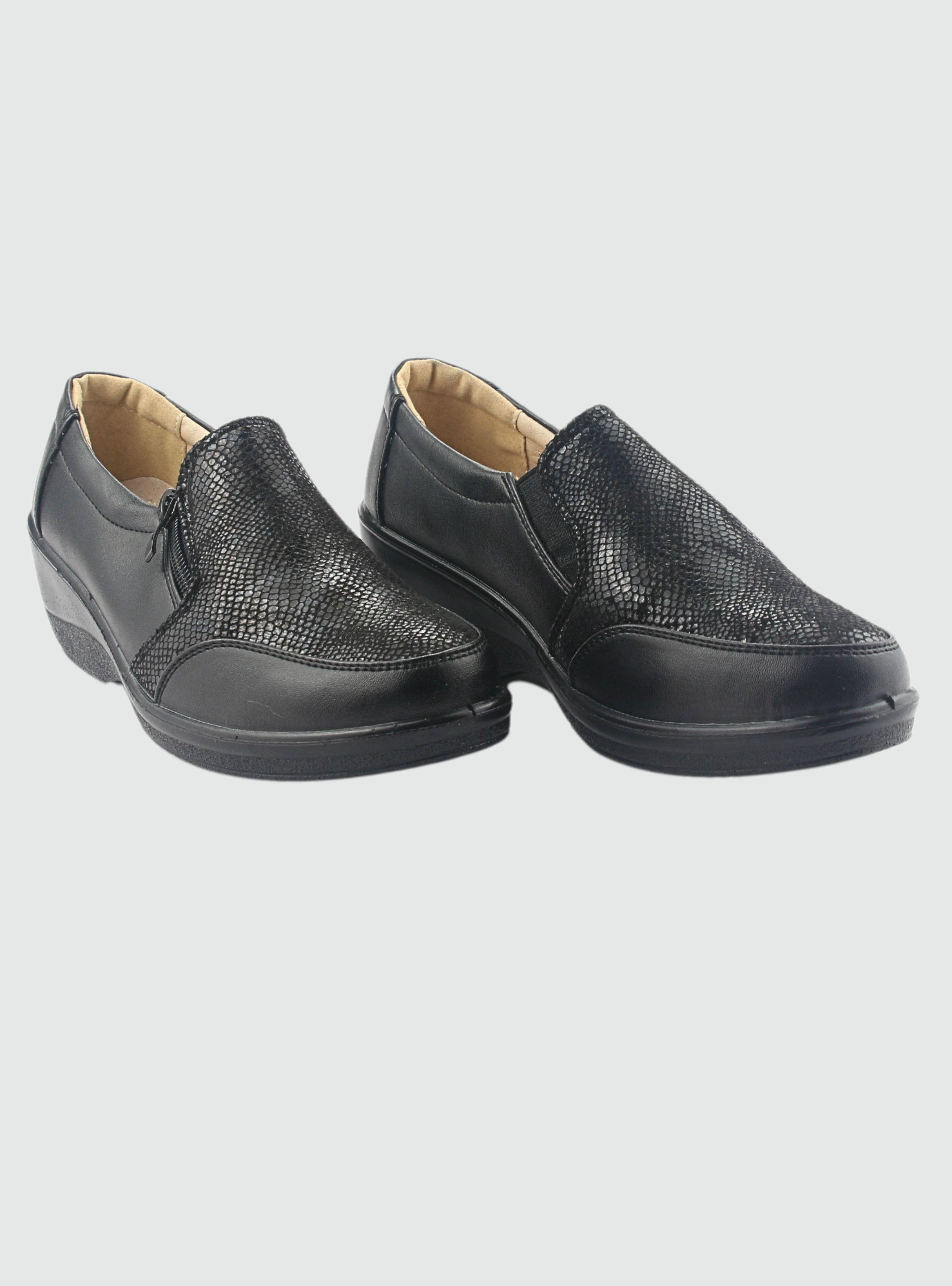 Zapato Chalada Mujer Zlat-2 Negro Casual-4