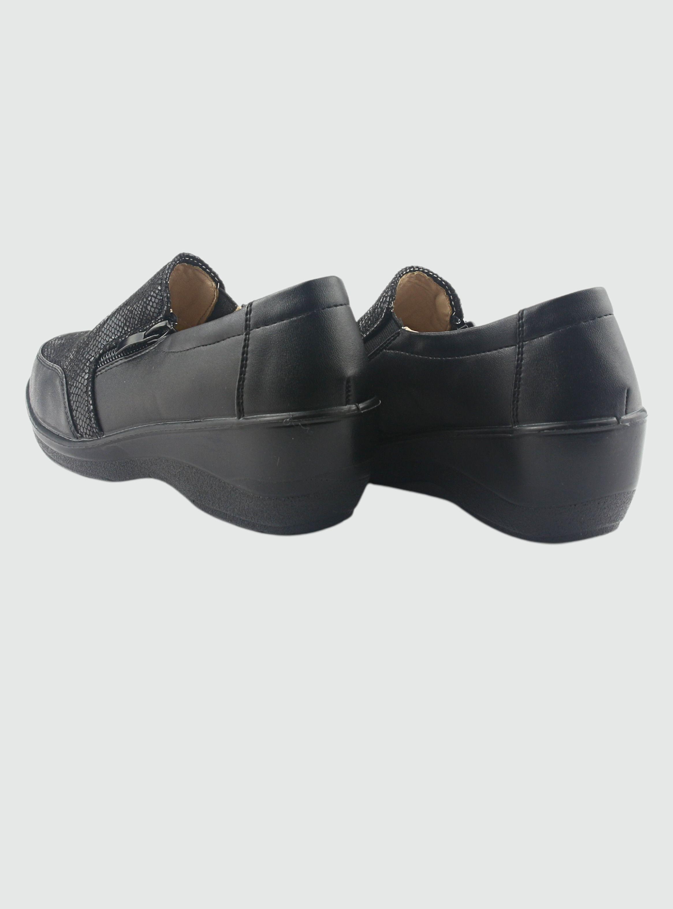 Zapato Chalada Mujer Zlat-2 Negro Casual-5