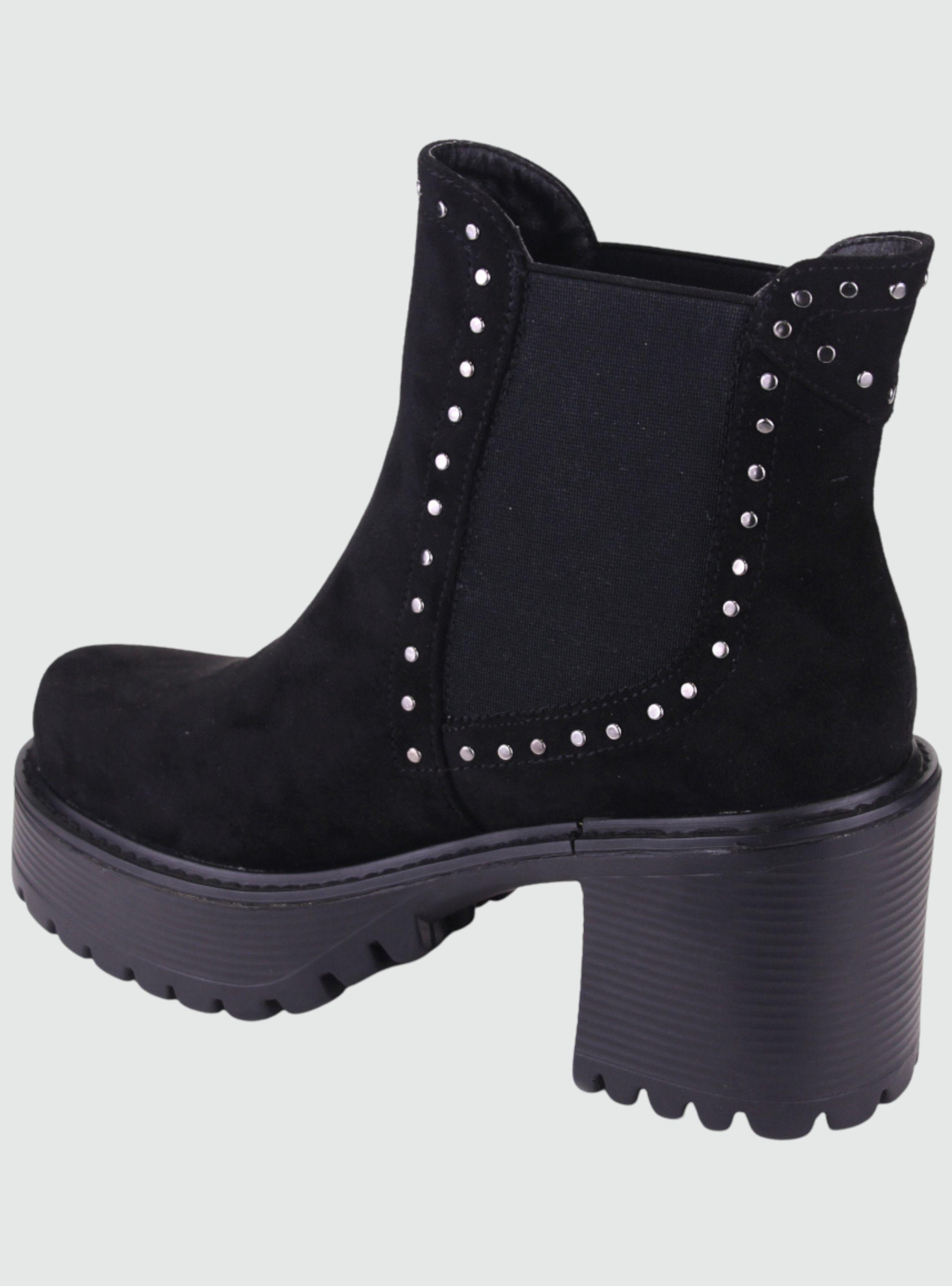 Botin Chalada Mujer Laima-2 Negro Moda-1