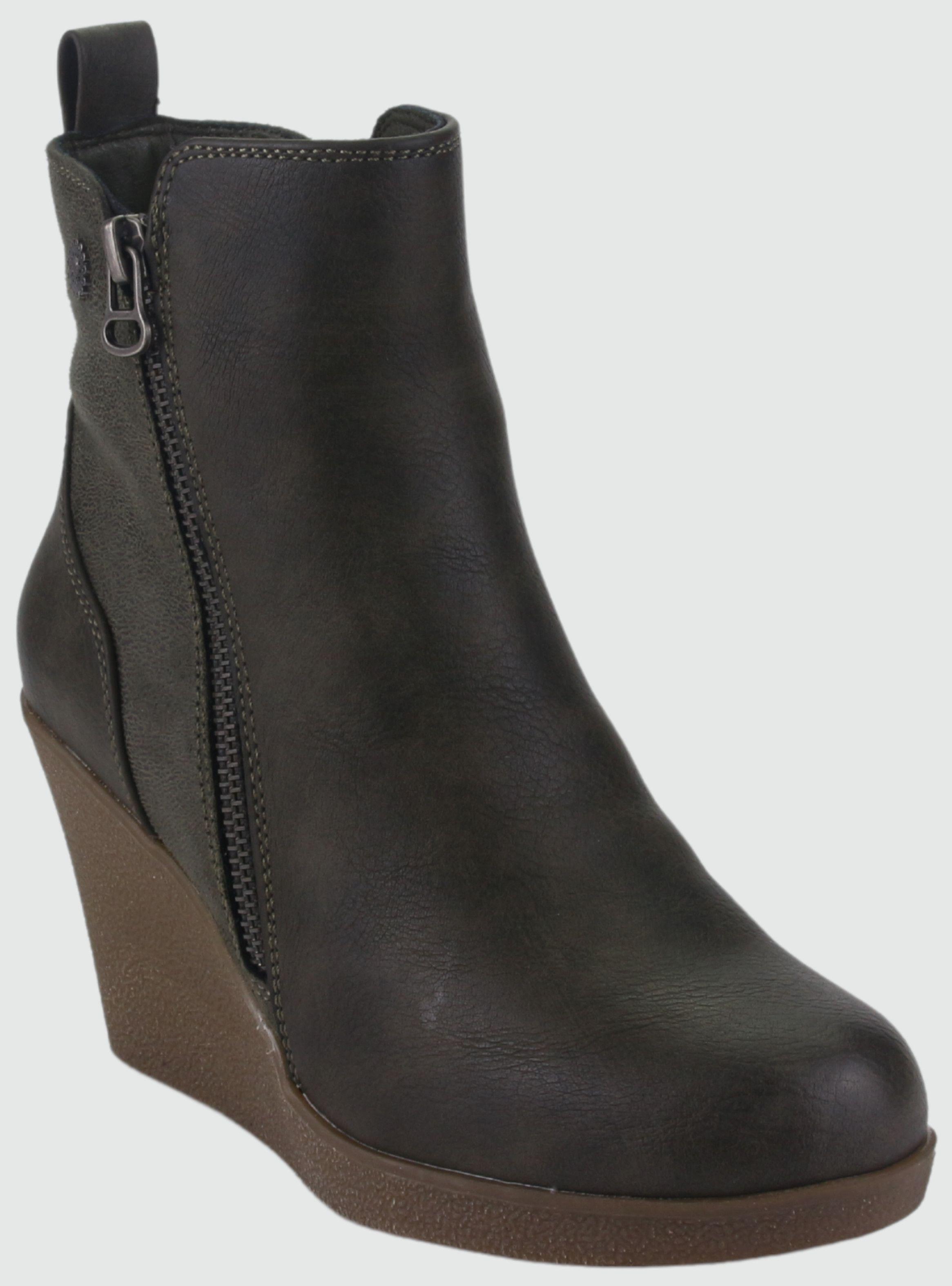 Botin Chalada Mujer Wedge-41 Oliva Casual-2