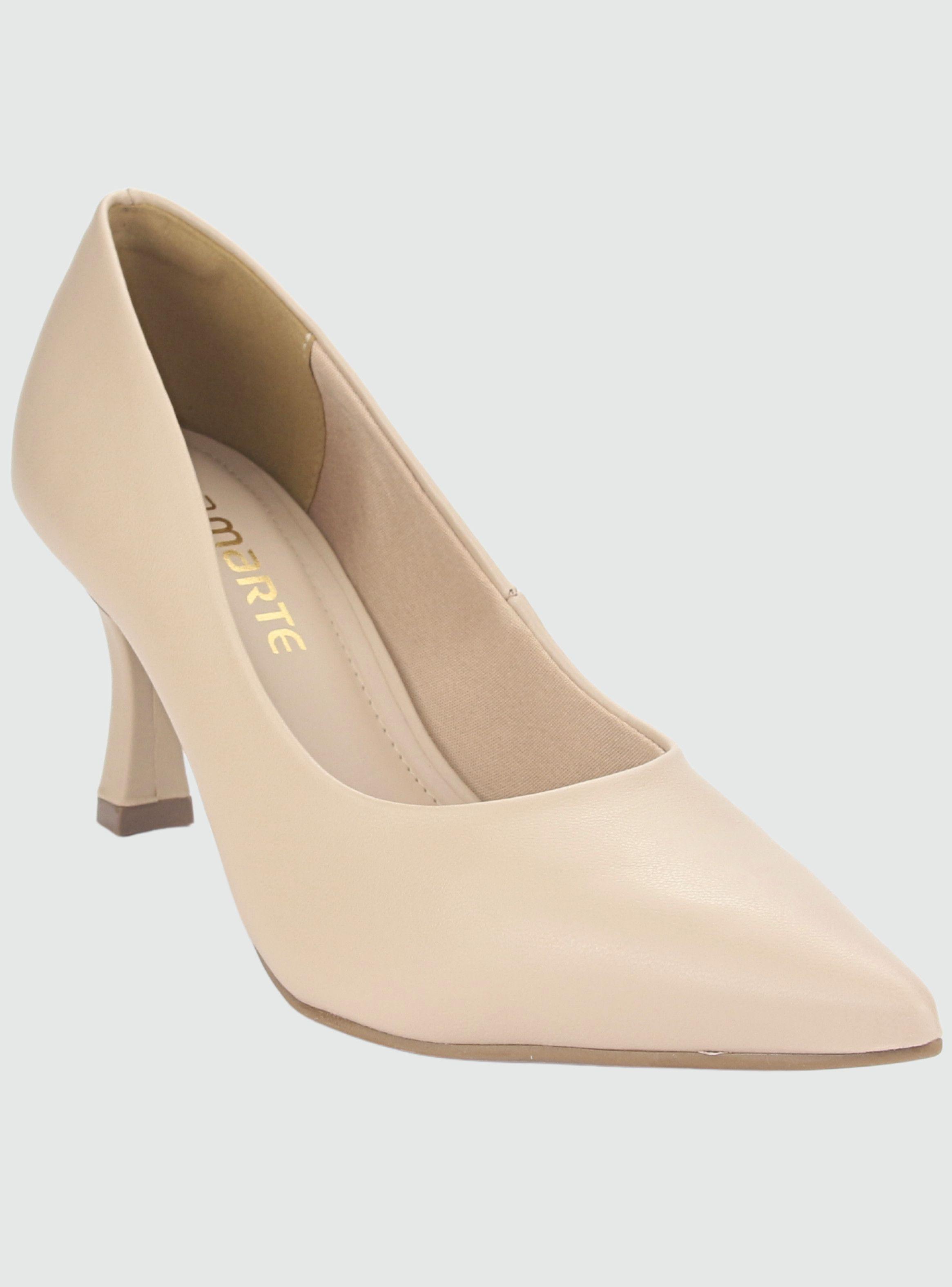 Zapato Via Marte Mujer 23-15707 N Creme Casual-2