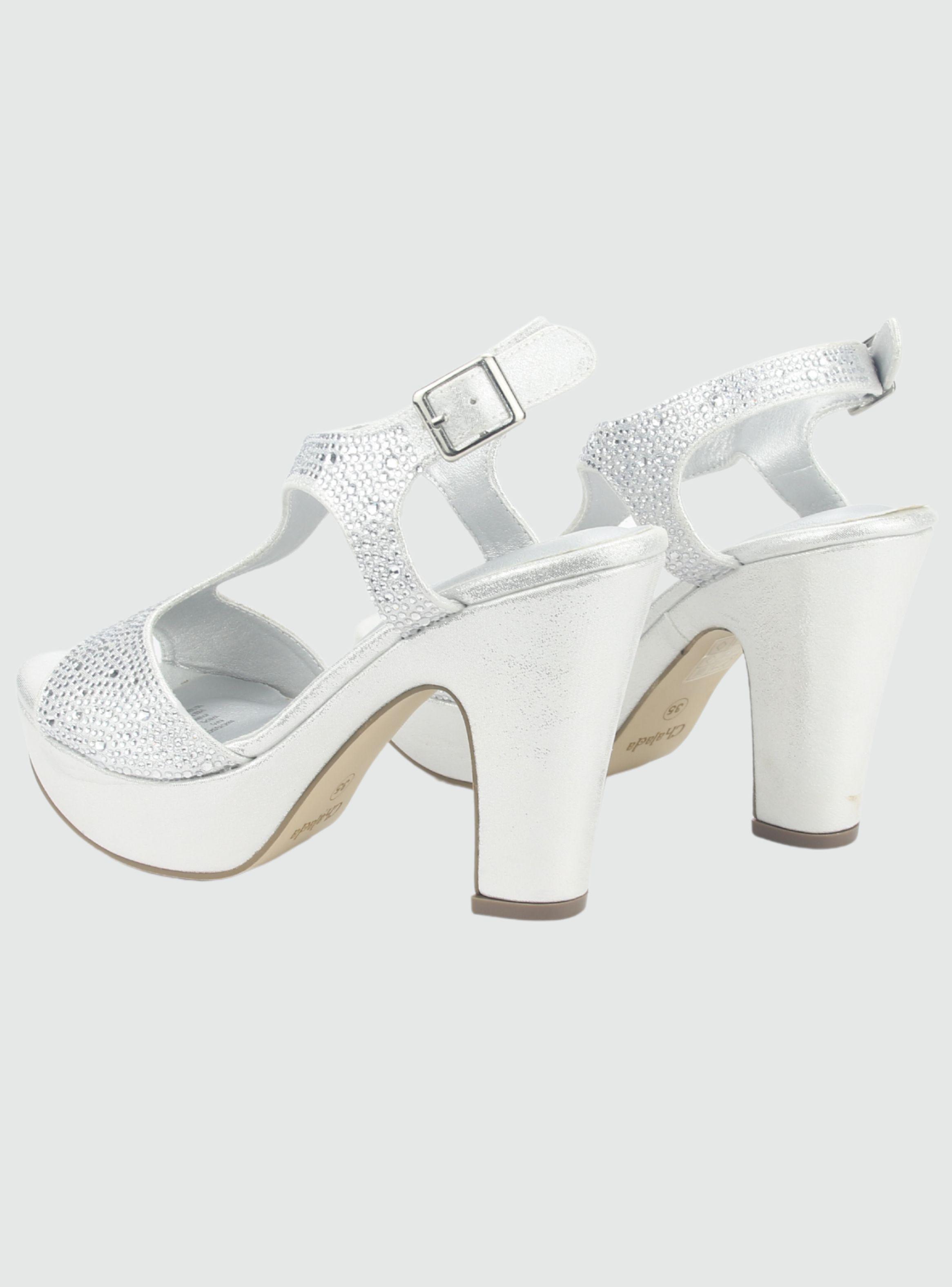 Sandalia Chalada Mujer Cosimo-26 Plateado Casual-5