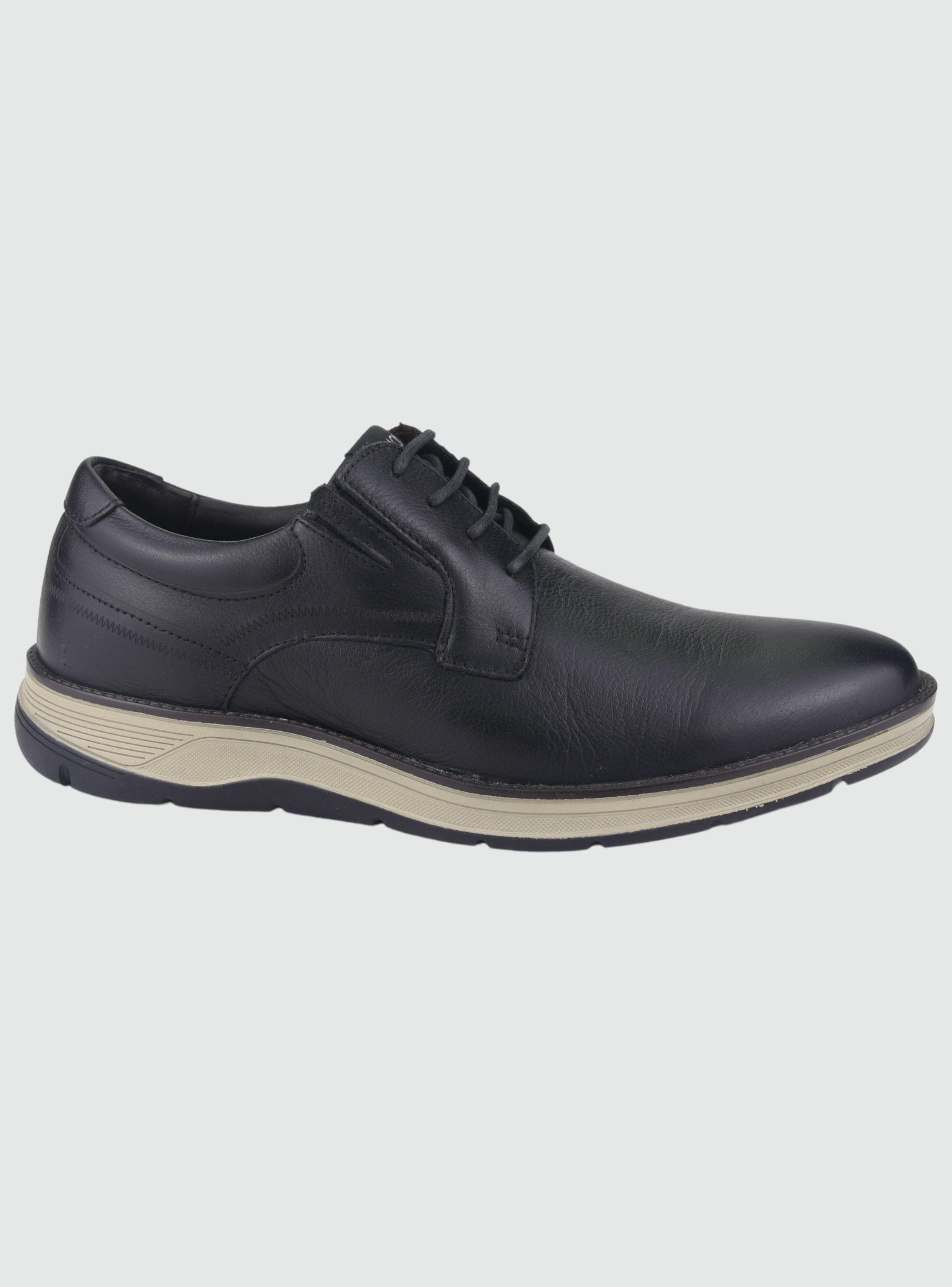 Zapato Ferracini Hombre 5540 Fluence Negro Casual-0