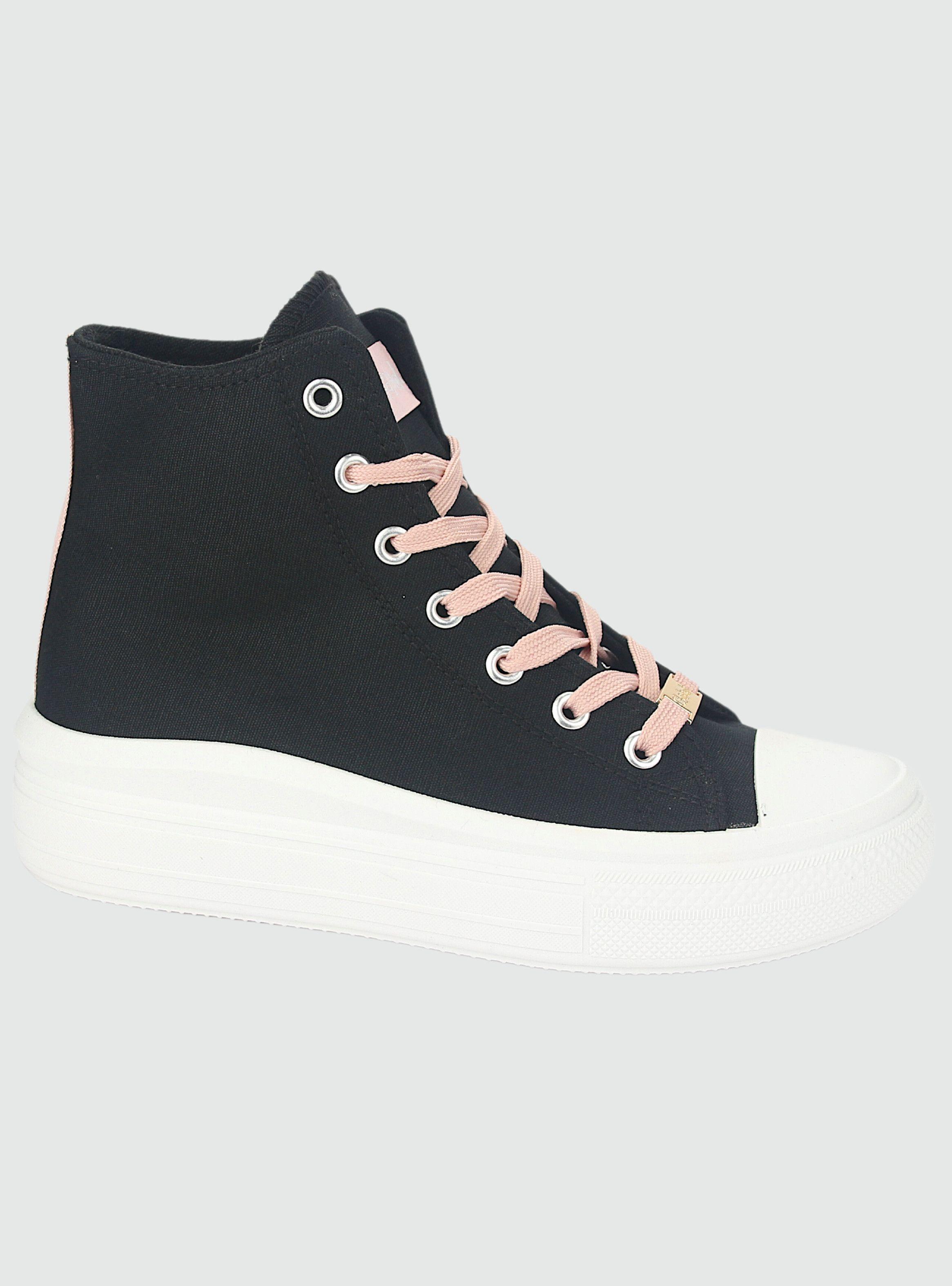 Zapatilla Chalada Mujer Clu-14 Negro Urbano-0