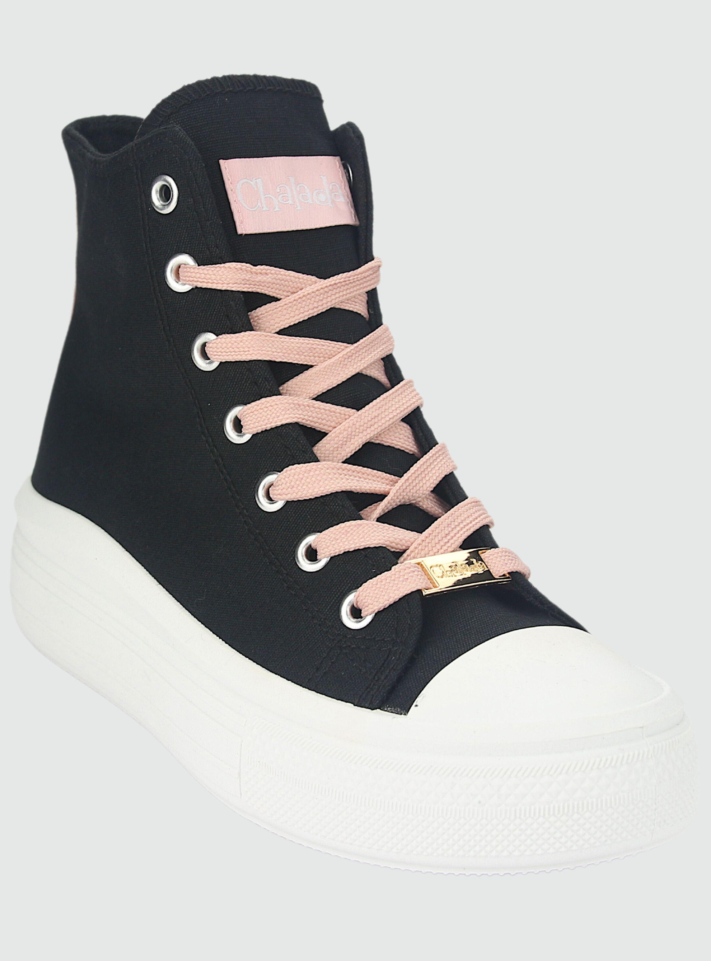 Zapatilla Chalada Mujer Clu-14 Negro Urbano-2