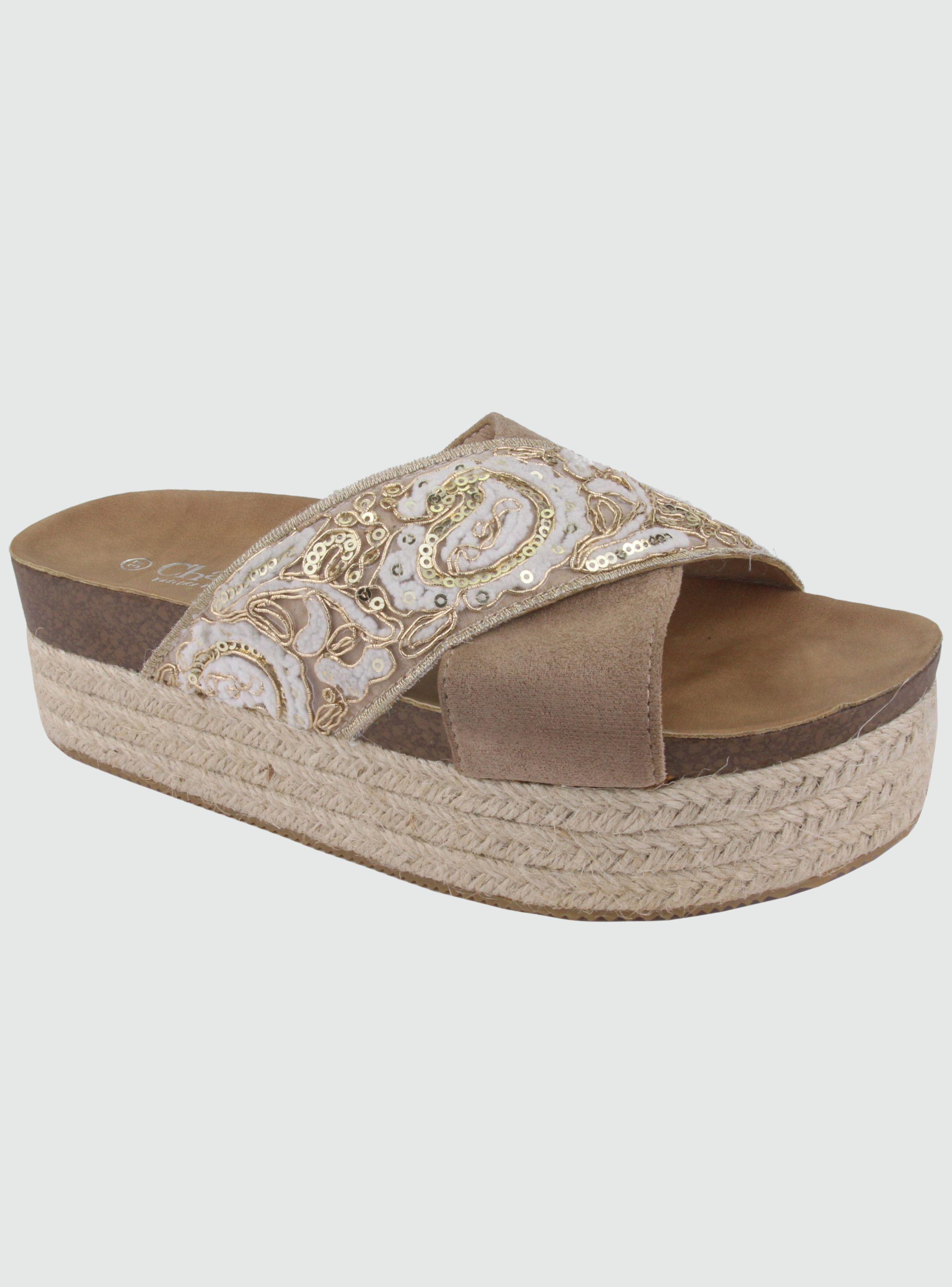Sandalia Chalada Mujer Cumbia-20 Beige Moda-0