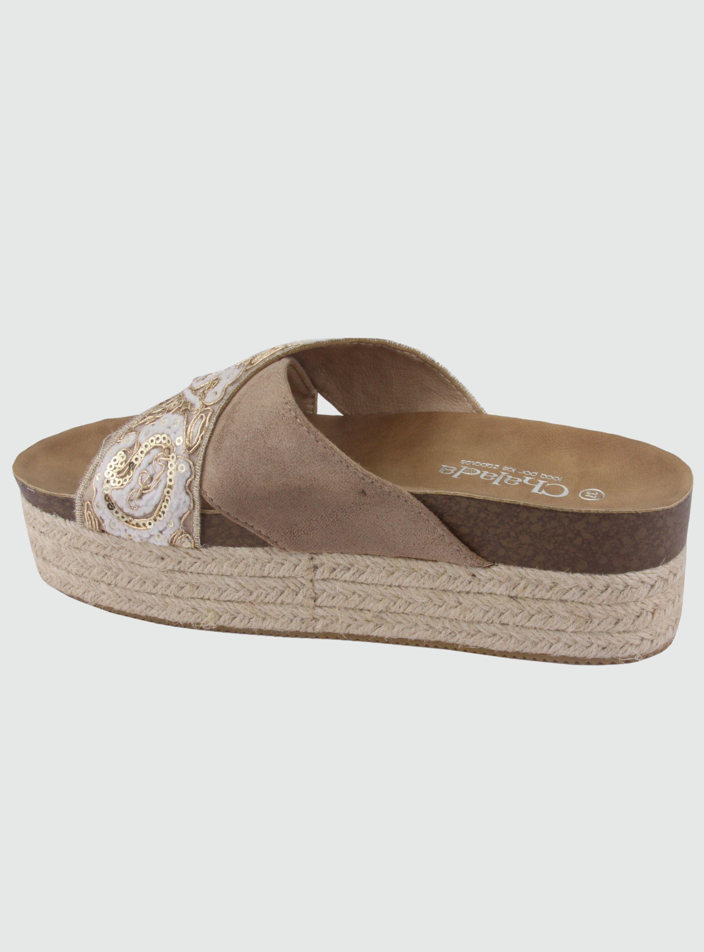 Sandalia Chalada Mujer Cumbia-20 Beige Moda-1