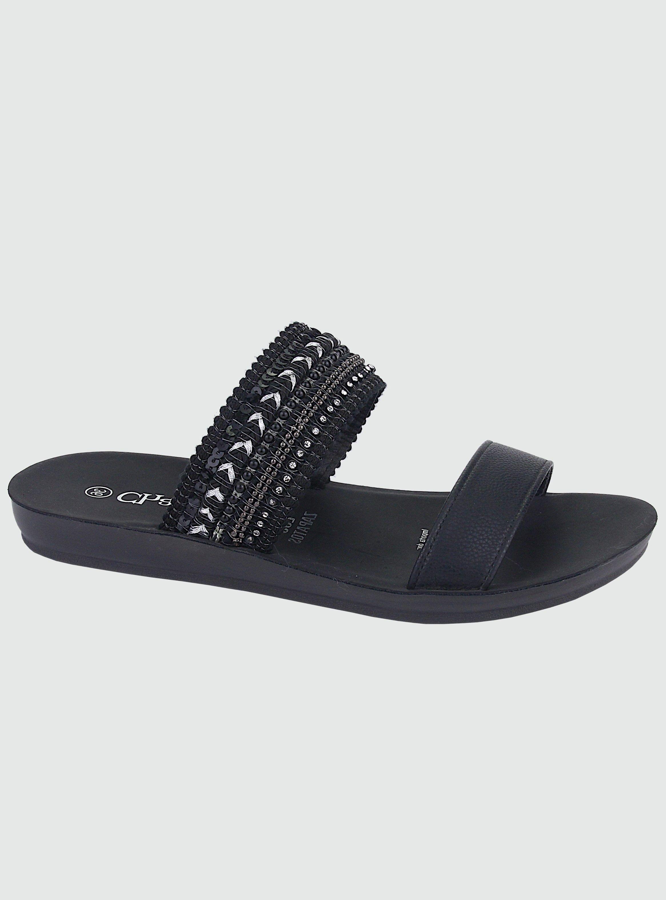 Sandalia Chalada Mujer Quanta-2 Negro Moda-0