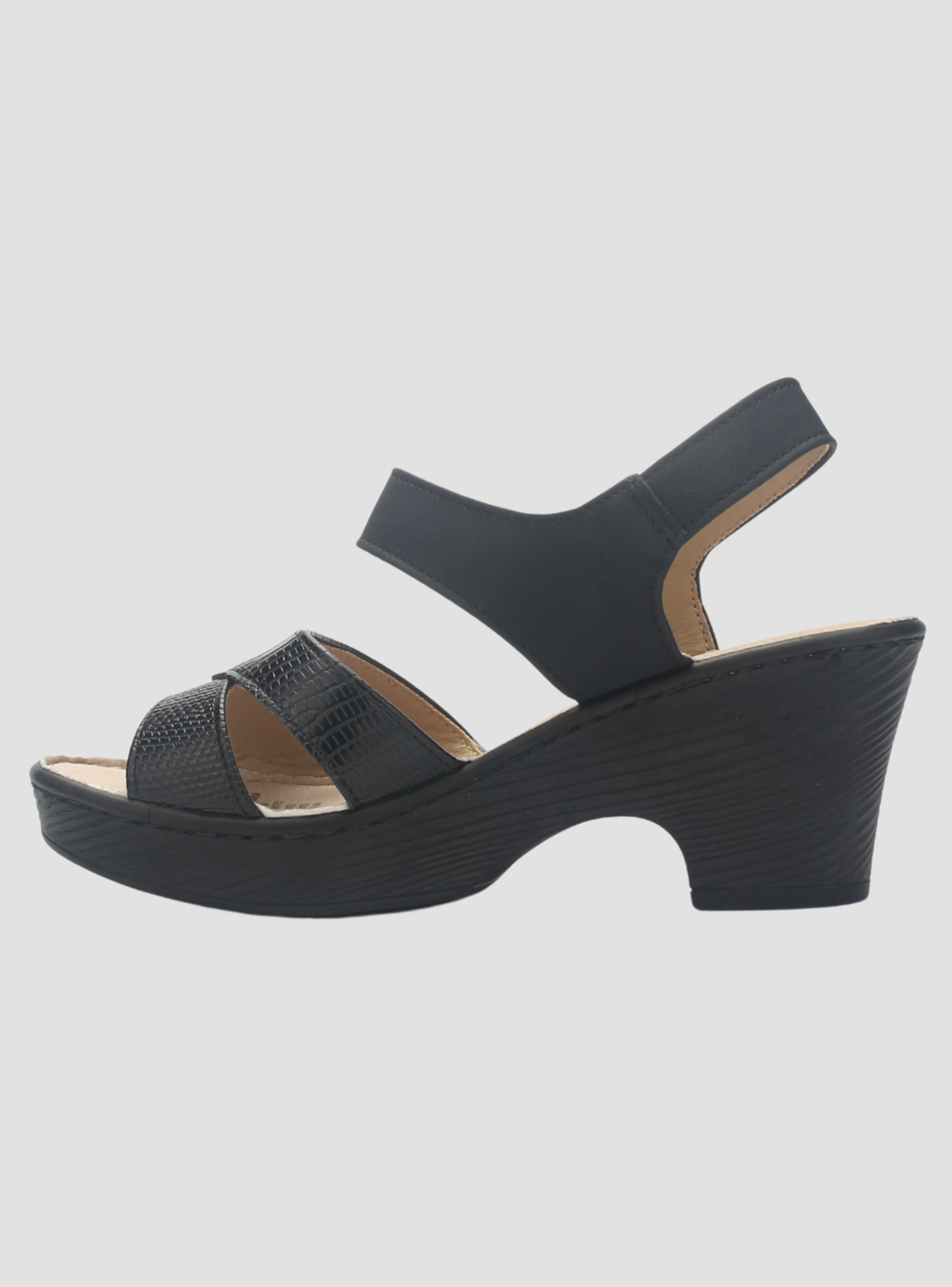 Sandalia Mujer Chalada Notina-2 Negro Casual-1