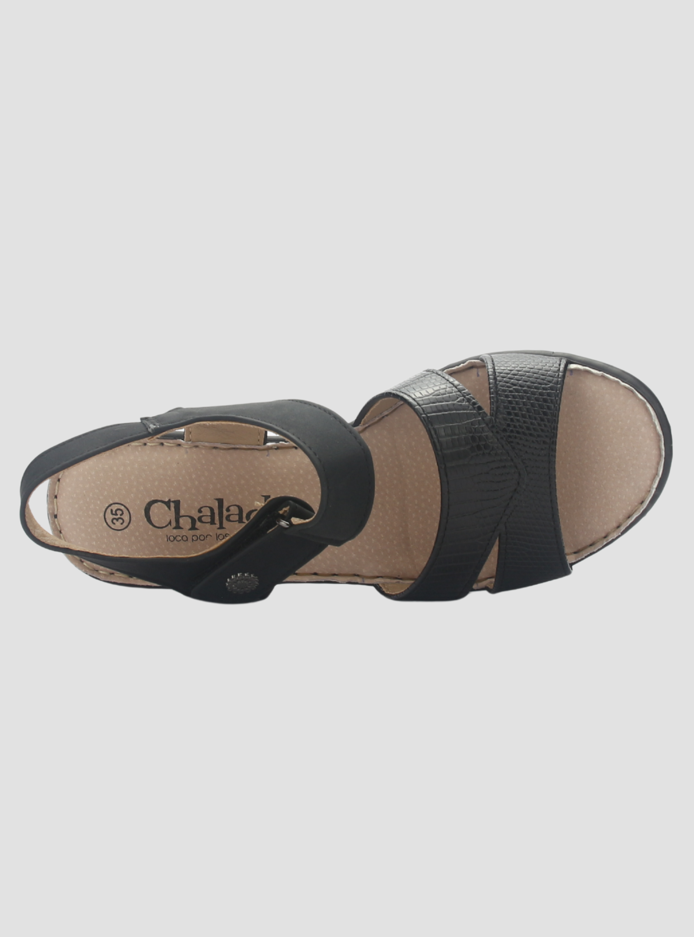 Sandalia Mujer Chalada Notina-2 Negro Casual-4