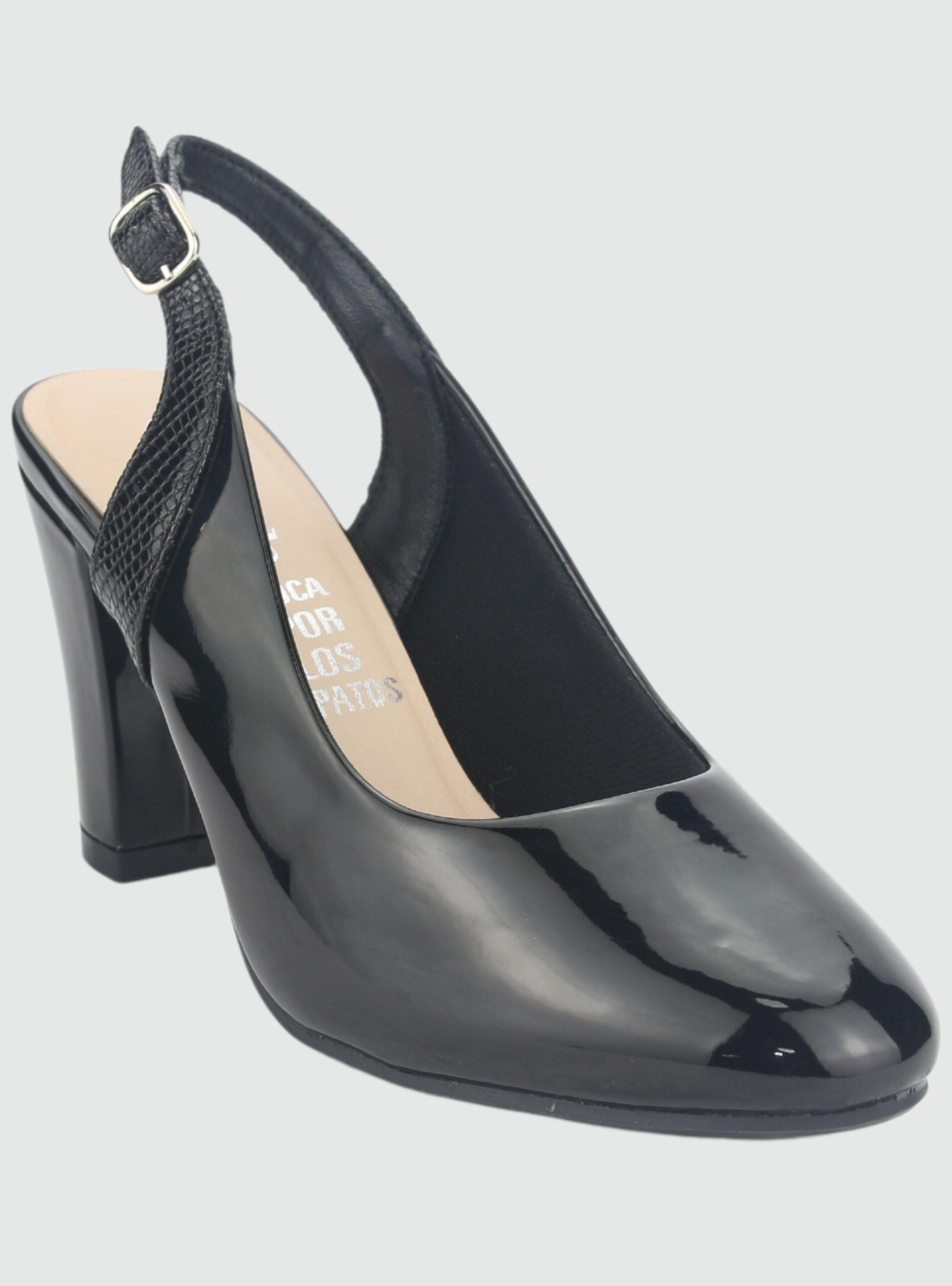 Zapato Chalada Mujer Cobna-7 Negro Casual-2