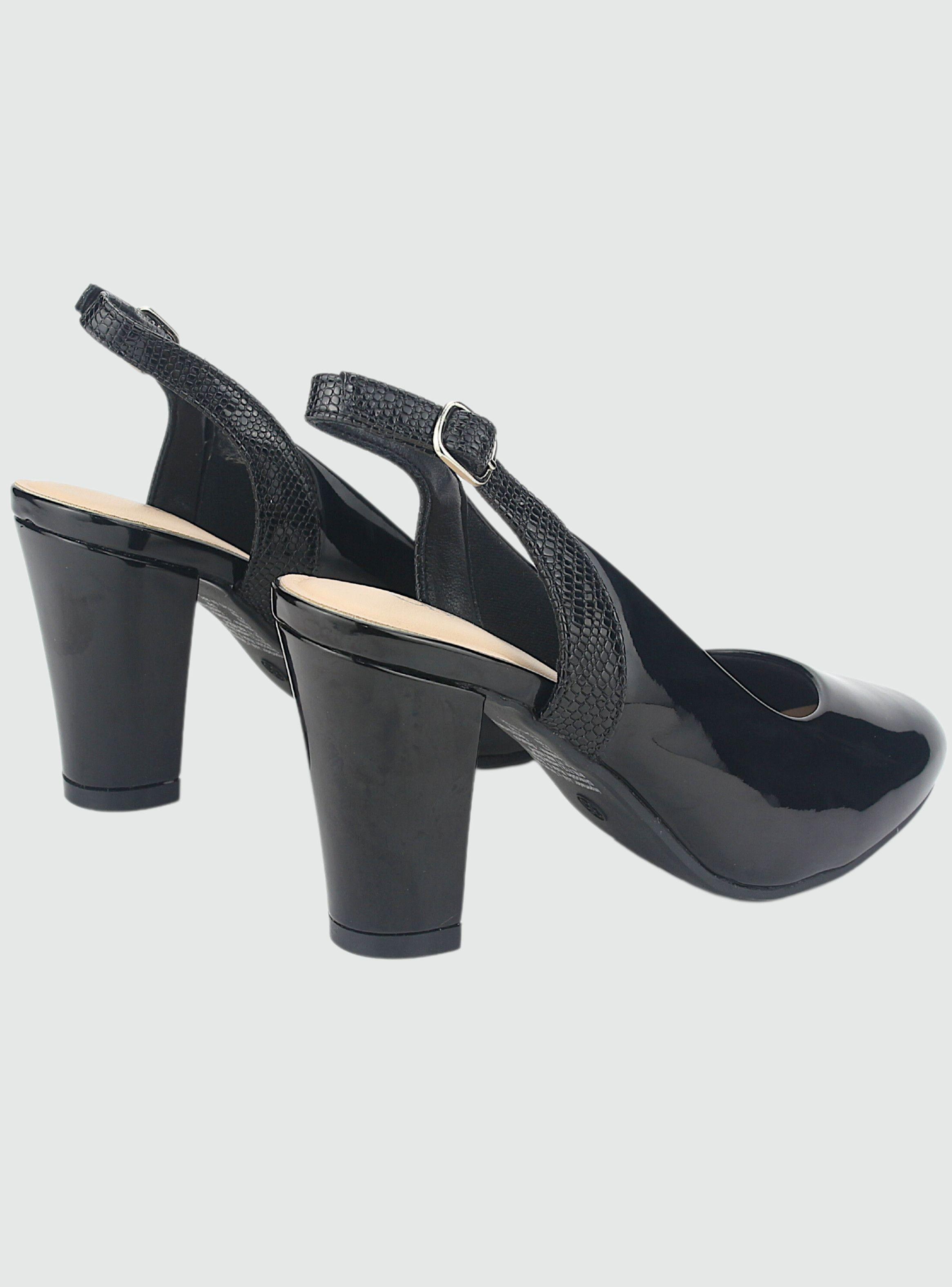 Zapato Chalada Mujer Cobna-7 Negro Casual-3
