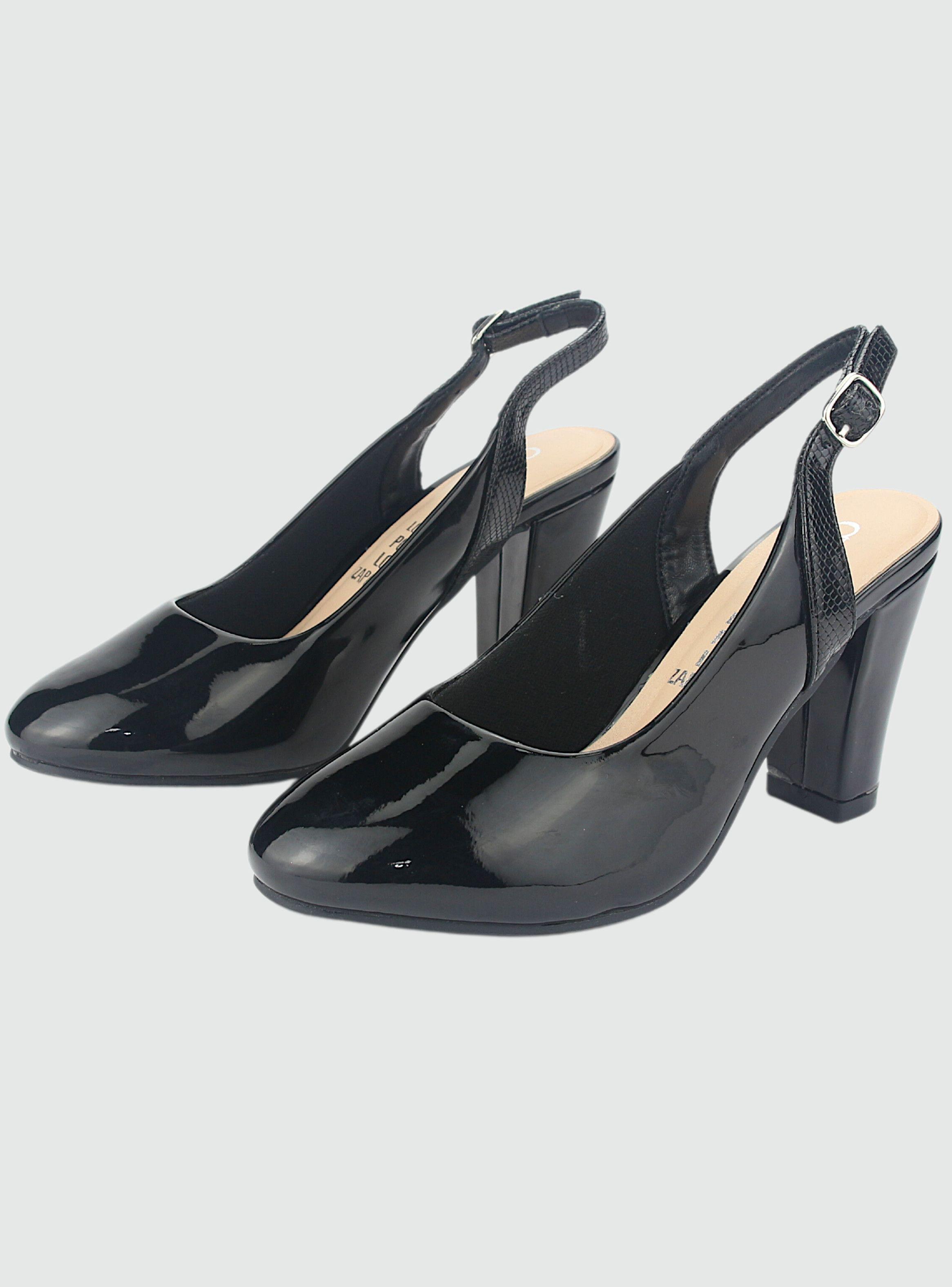 Zapato Chalada Mujer Cobna-7 Negro Casual-4