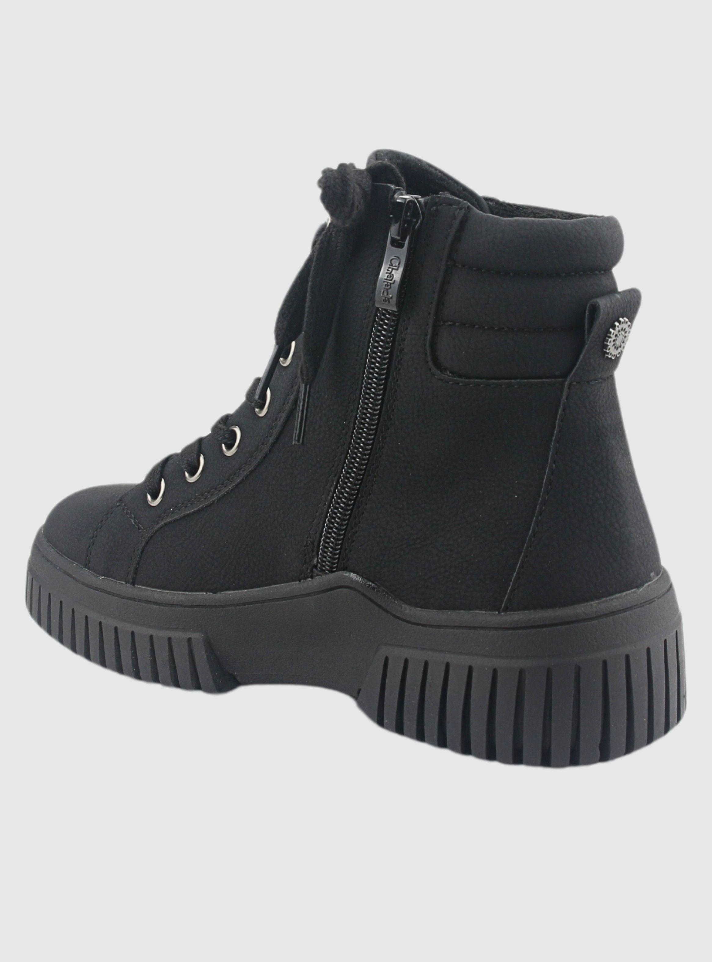 Botin Chalada Mujer Corso-1 Negro Casual-3