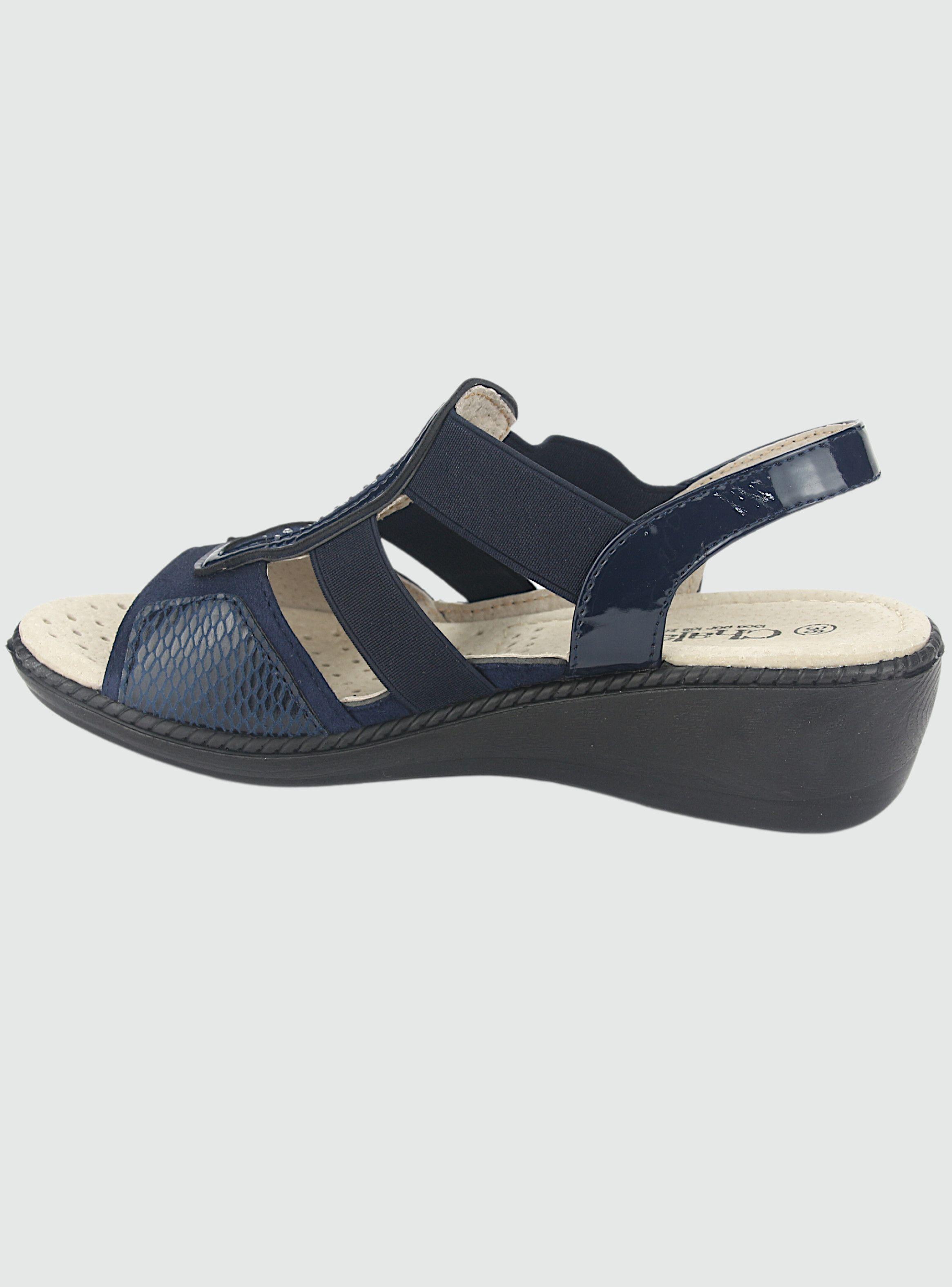 Sandalia Chalada Mujer Lupe-4 Azul Marino Casual-1