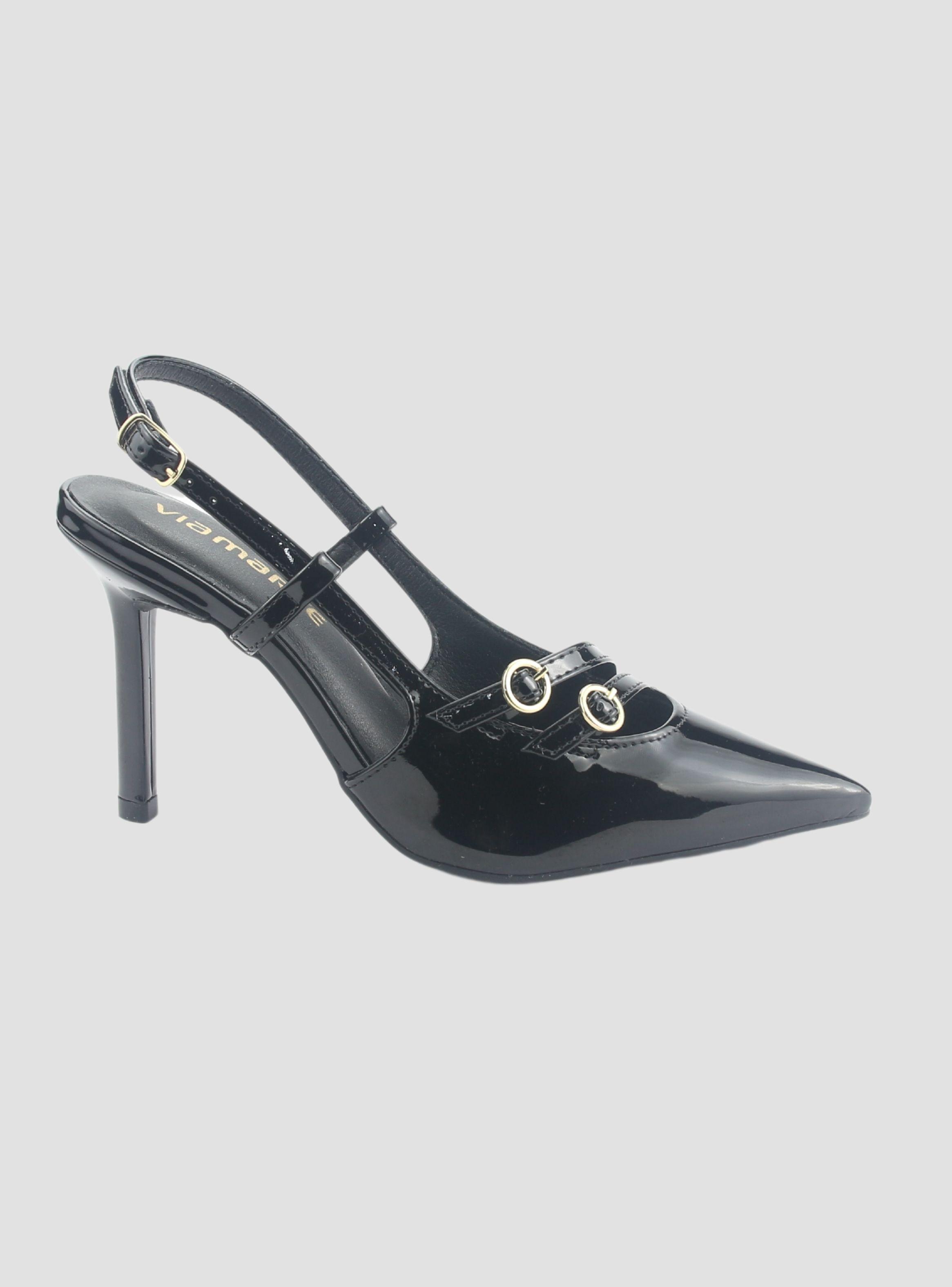 Zapato Via Marte Mujer 044-007-01 Negro Casual-0