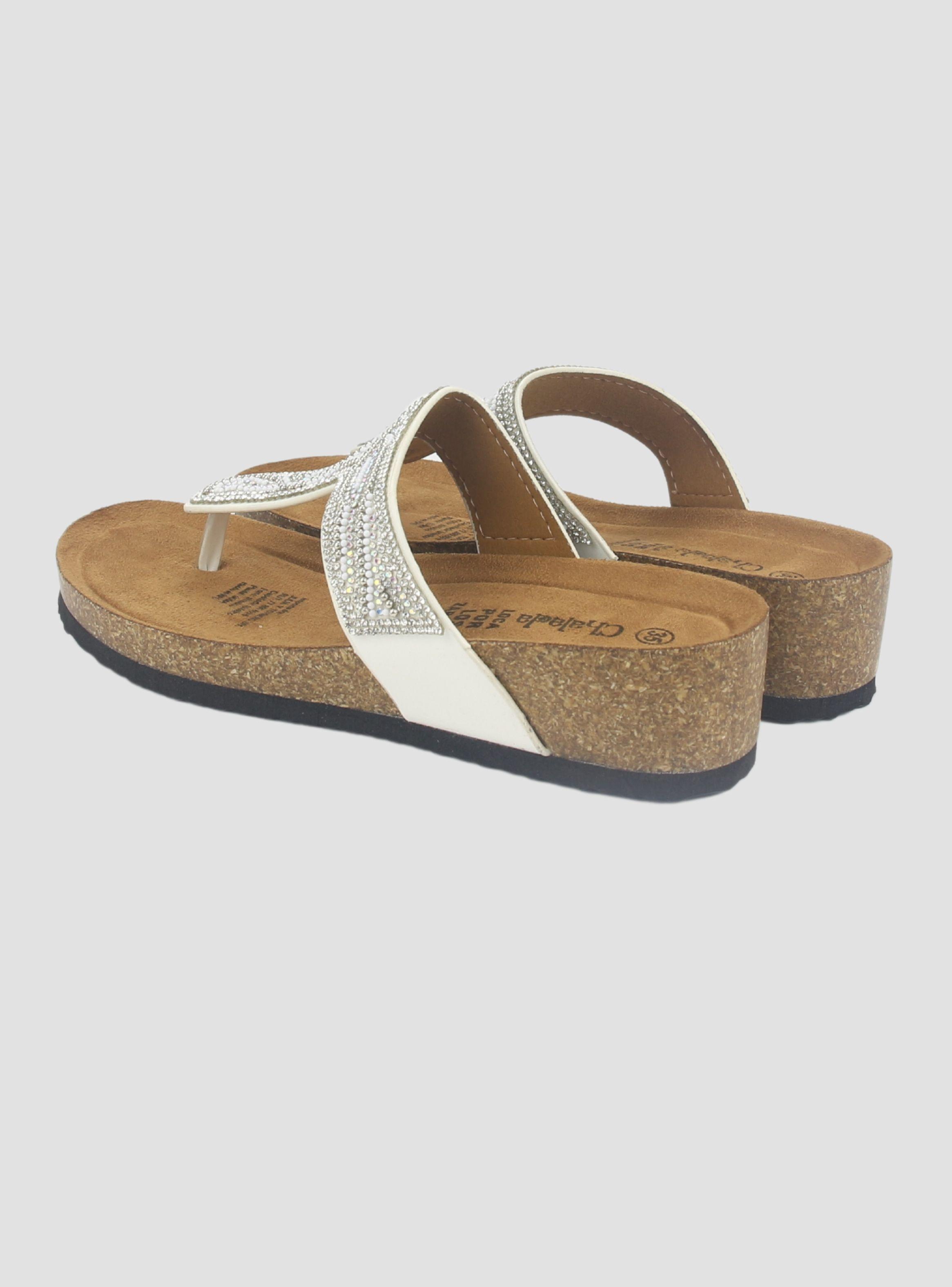 Sandalia Chalada Mujer Fifo-2 Blanco Casual-5