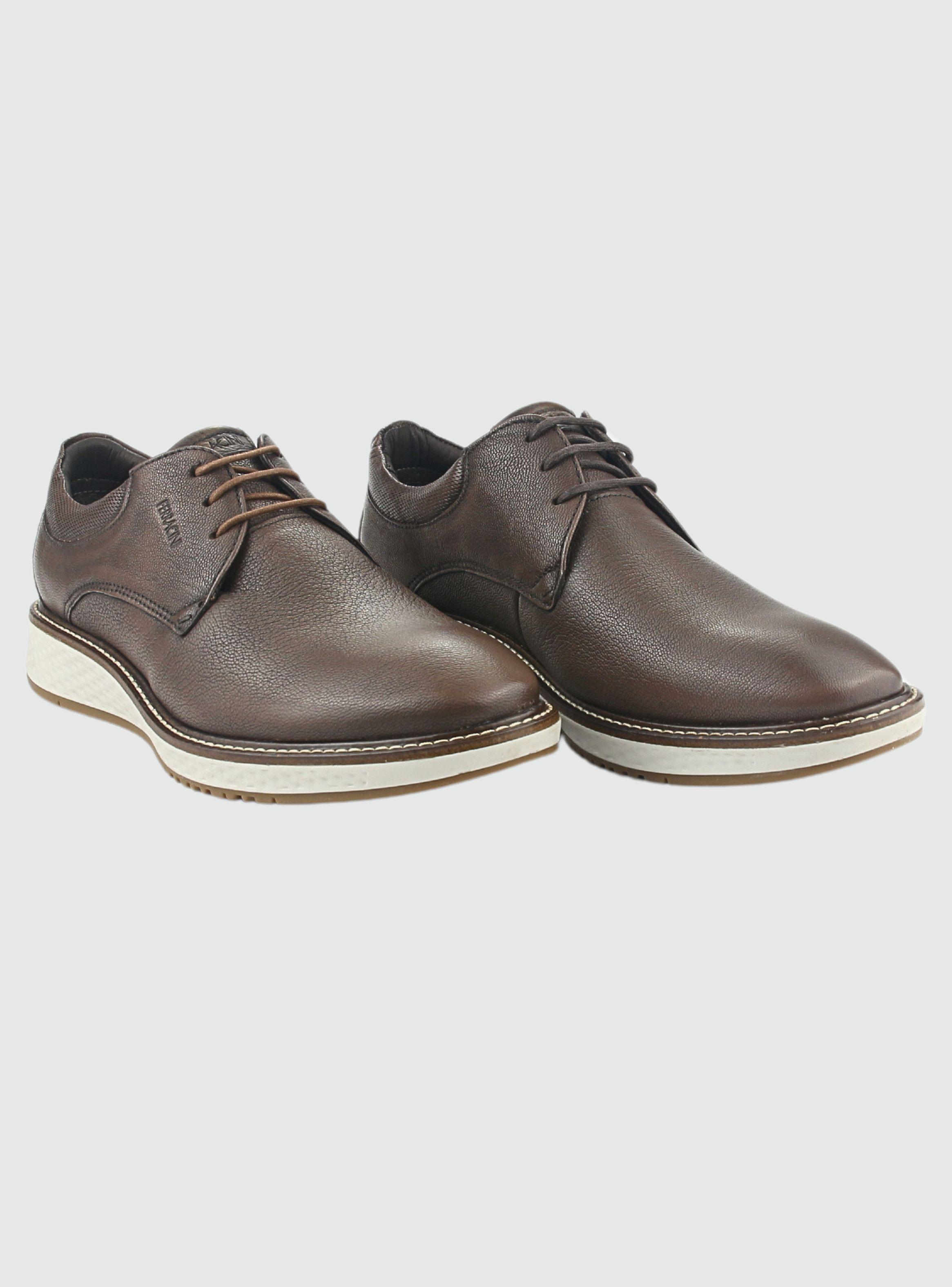 Zapato Ferracini Hombre 3301 Play Café Oscuro Casual-4