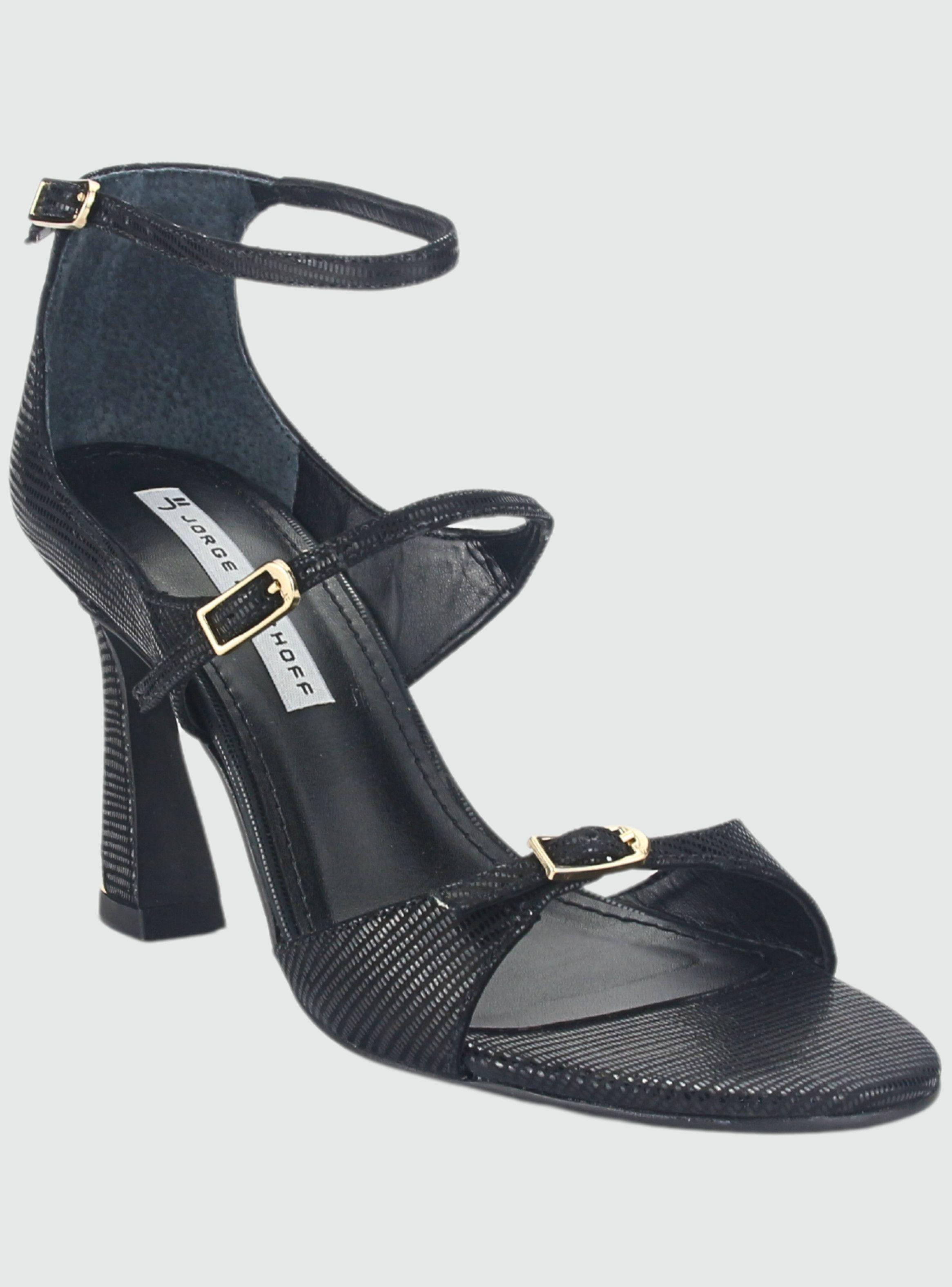 Sandalia Jorge Bischoff Mujer J18533001 Negro Casual-2