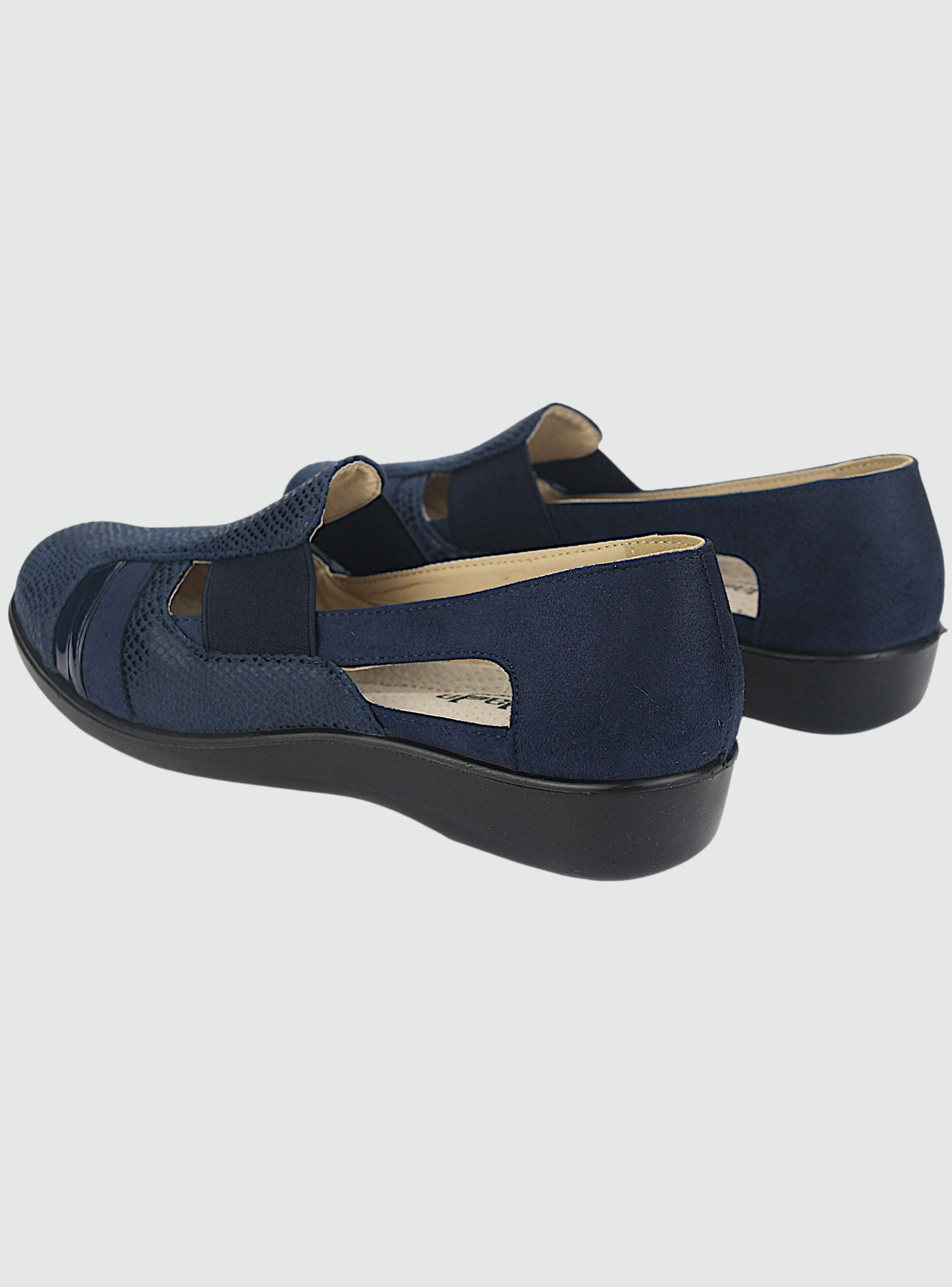 Zapato Chalada Mujer Deco-5 Azul Marino Comfort-5