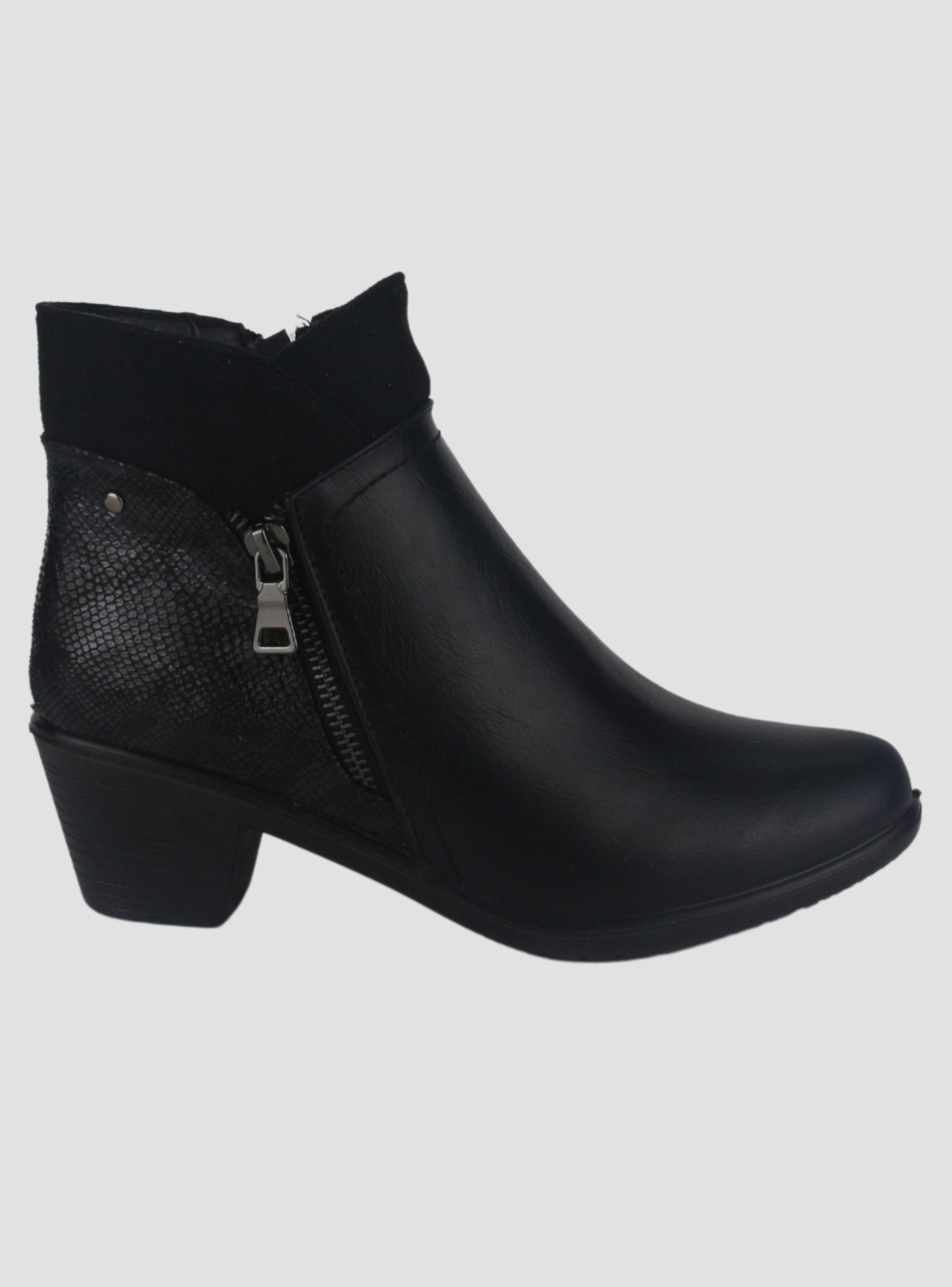 Botin Chalada Mujer Litang-2 Negro Casual-0