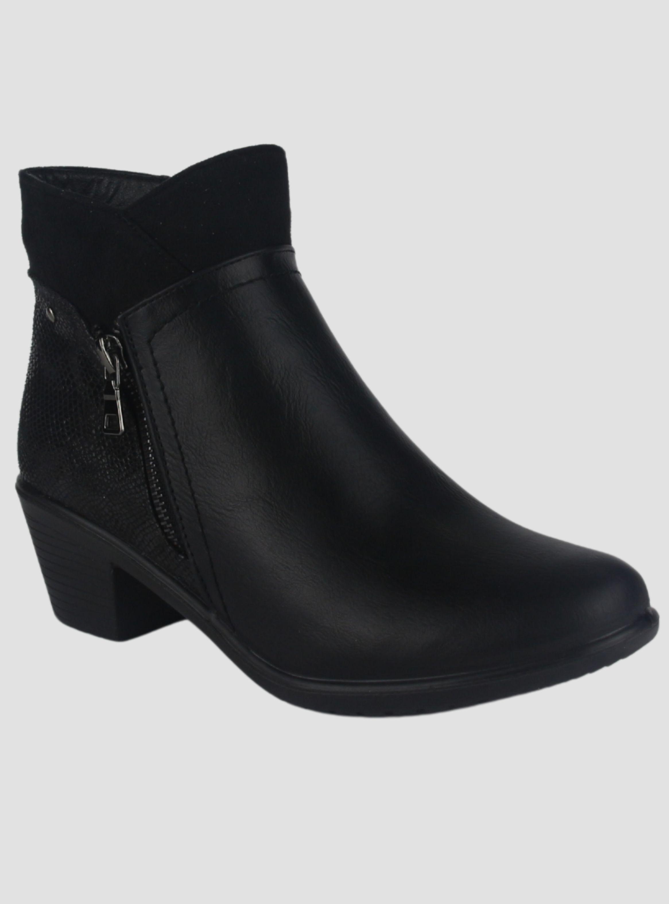 Botin Chalada Mujer Litang-2 Negro Casual-2