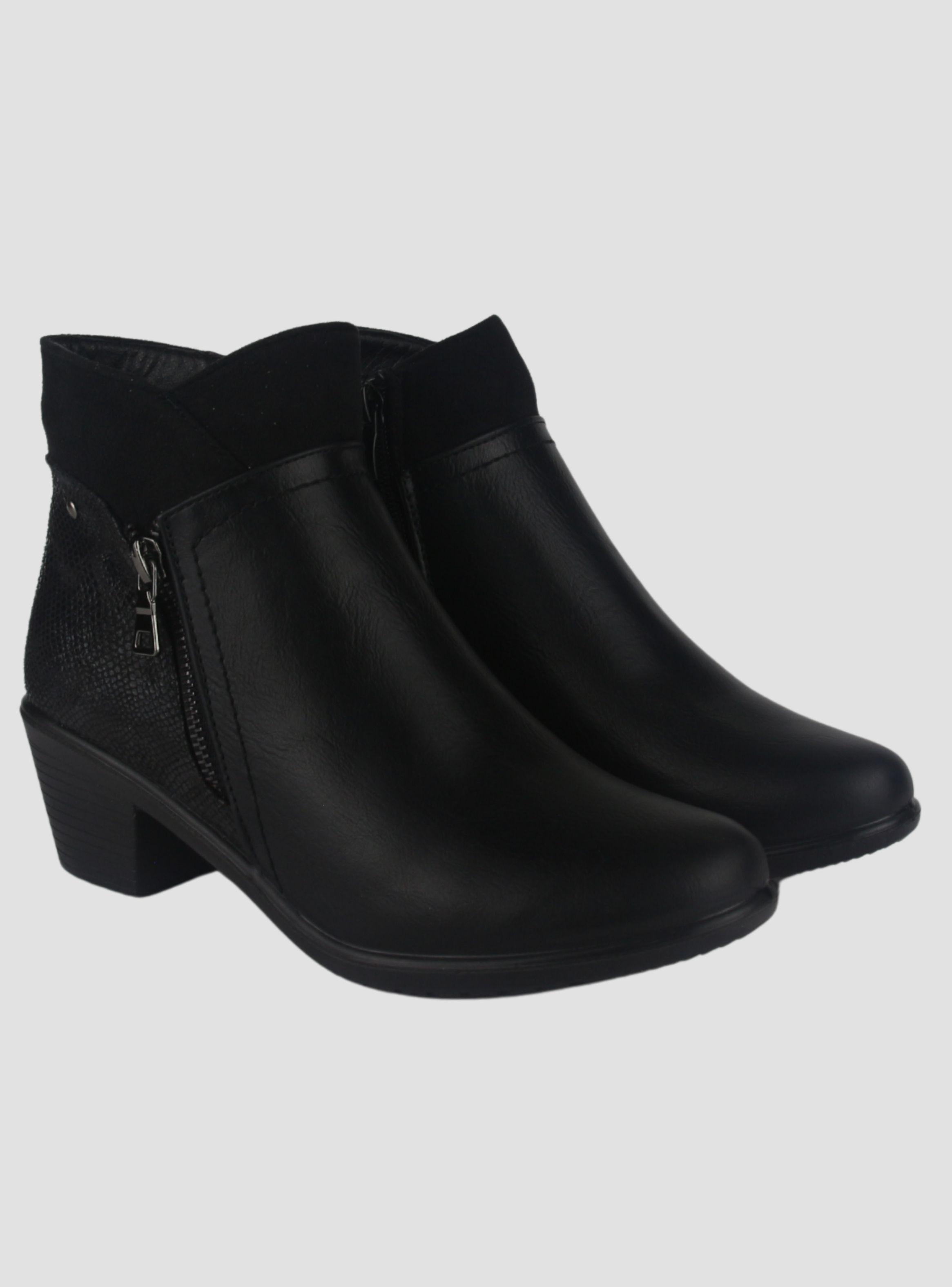 Botin Chalada Mujer Litang-2 Negro Casual-4
