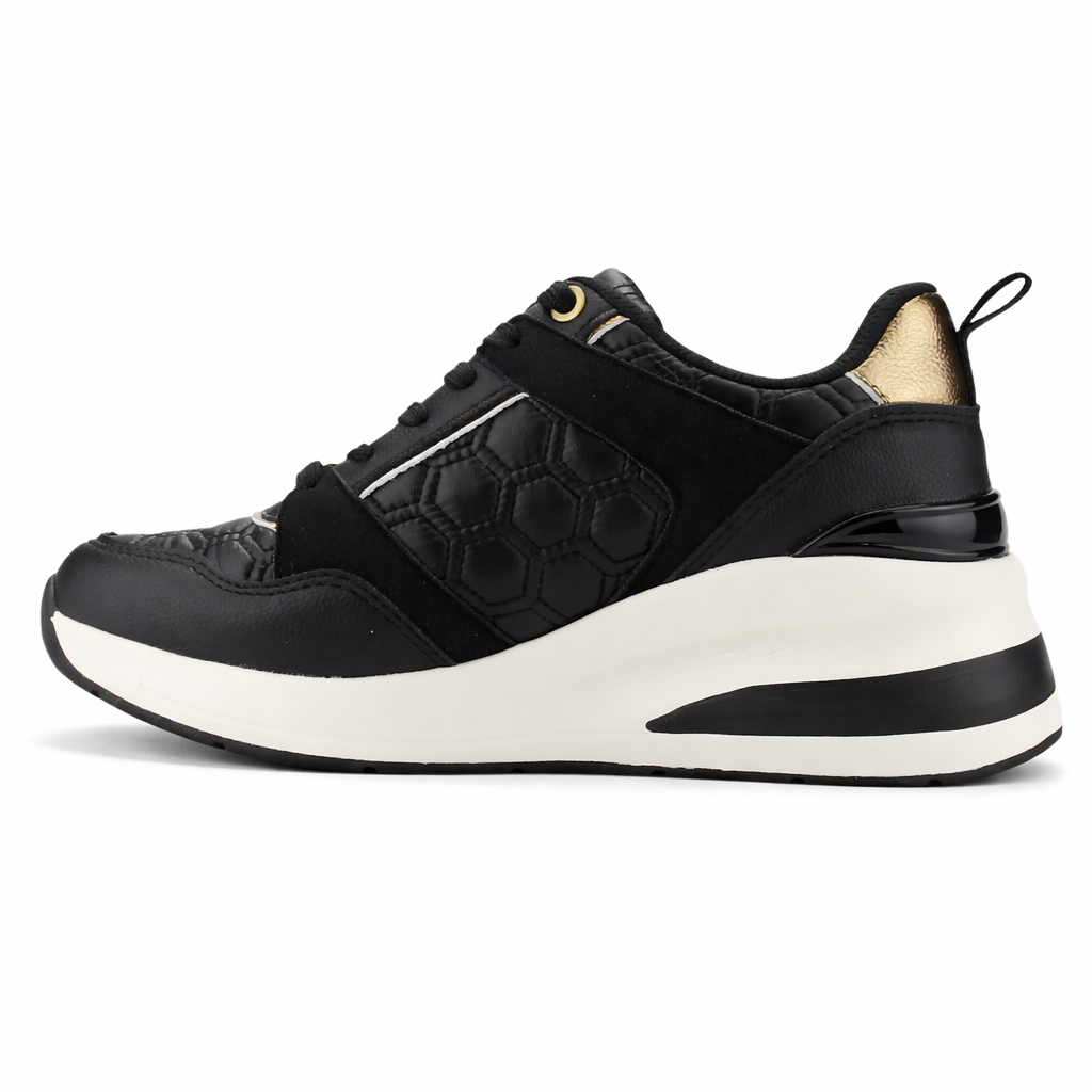 Zapatilla Negro Mujer Casual Chalada Joka-1