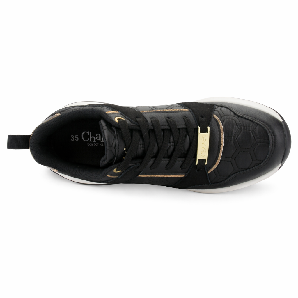 Zapatilla Negro Mujer Casual Chalada Joka-4