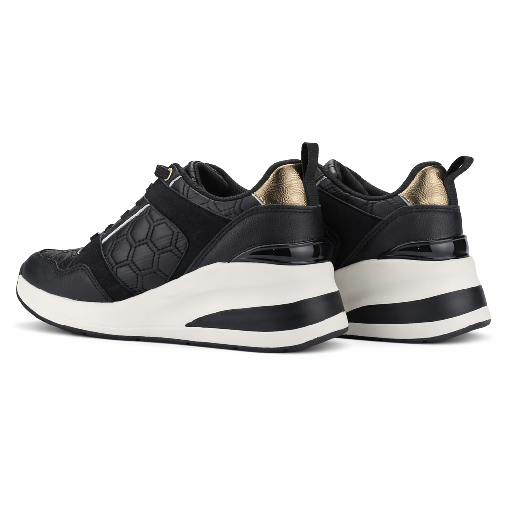 Zapatilla Negro Mujer Casual Chalada Joka-6