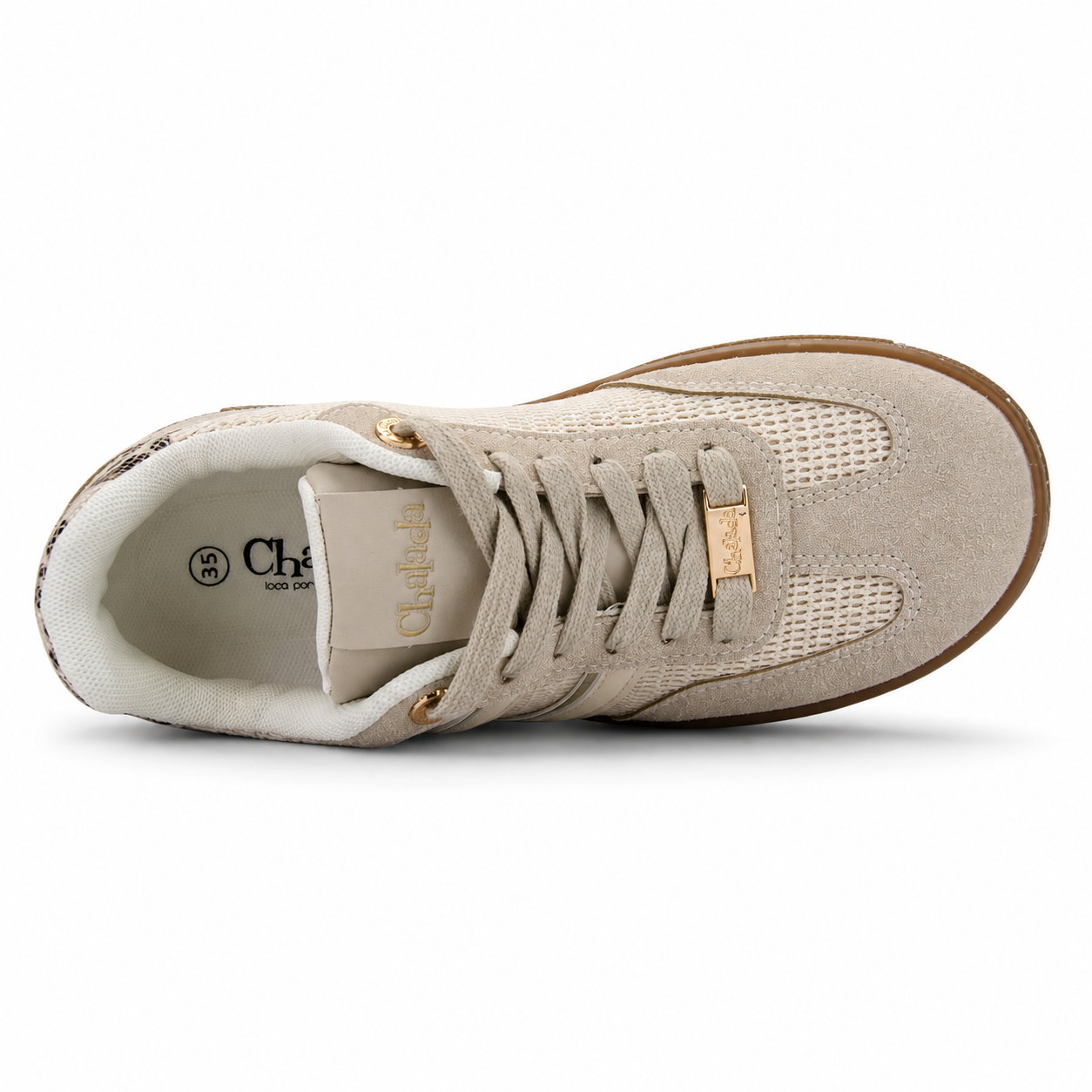 Zapatilla Beige Mujer Urbano Chalada Antu-4