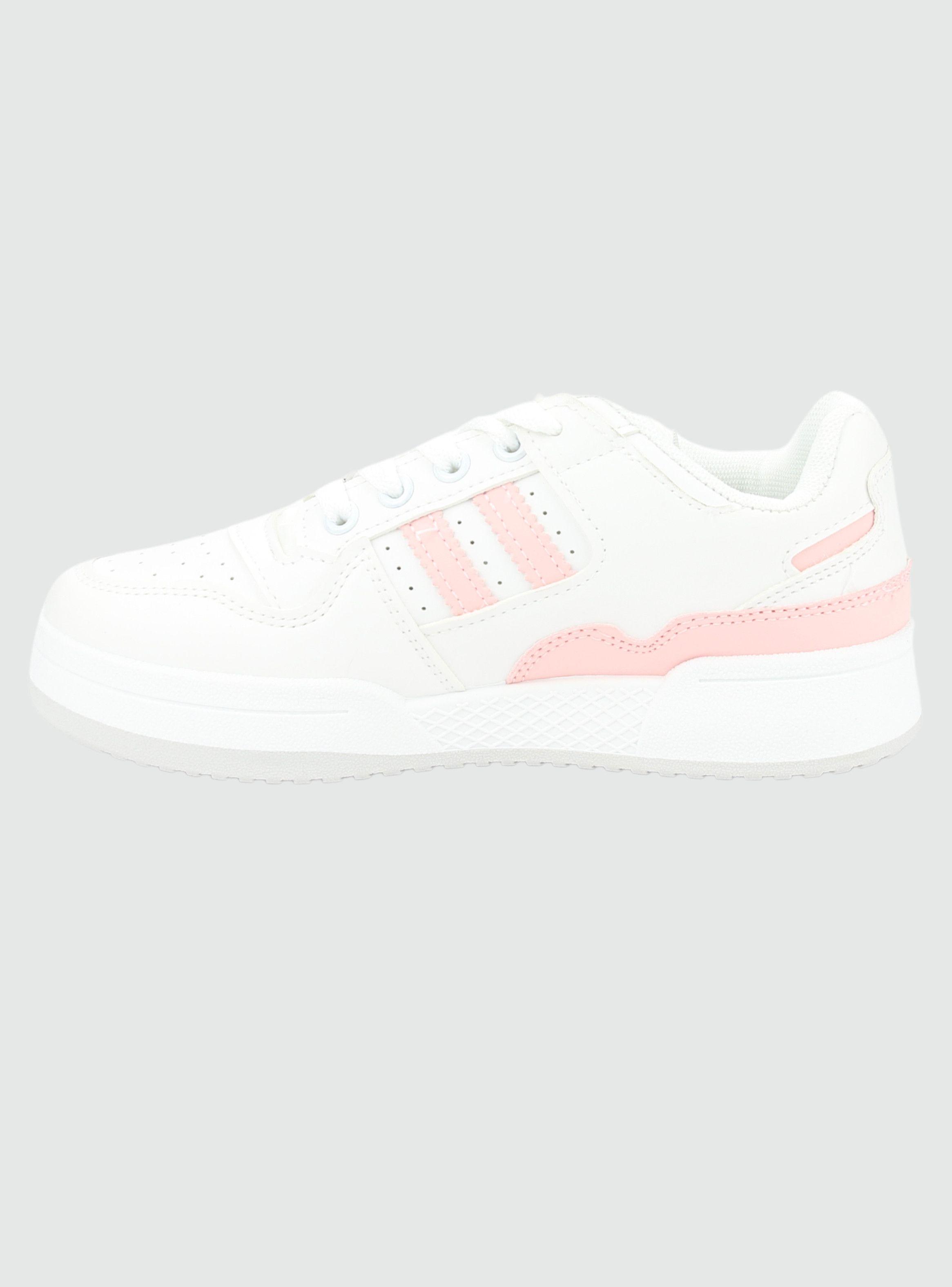 Zapatilla Chalada Mujer Juve-1 Blanco Rosado Urbano-1