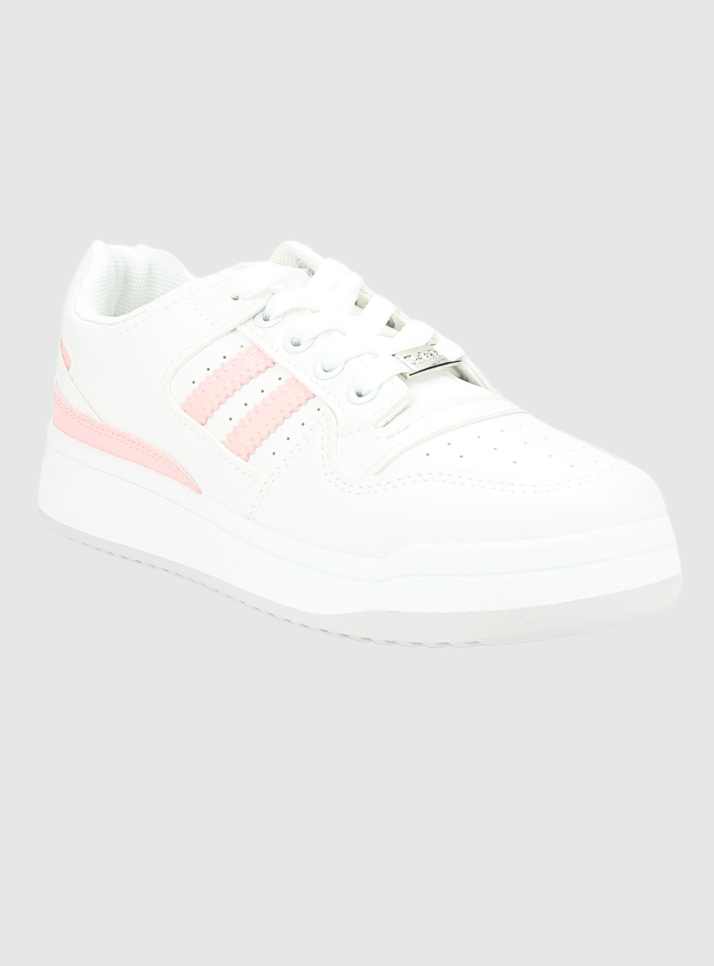 Zapatilla Chalada Mujer Juve-1 Blanco Rosado Urbano-2