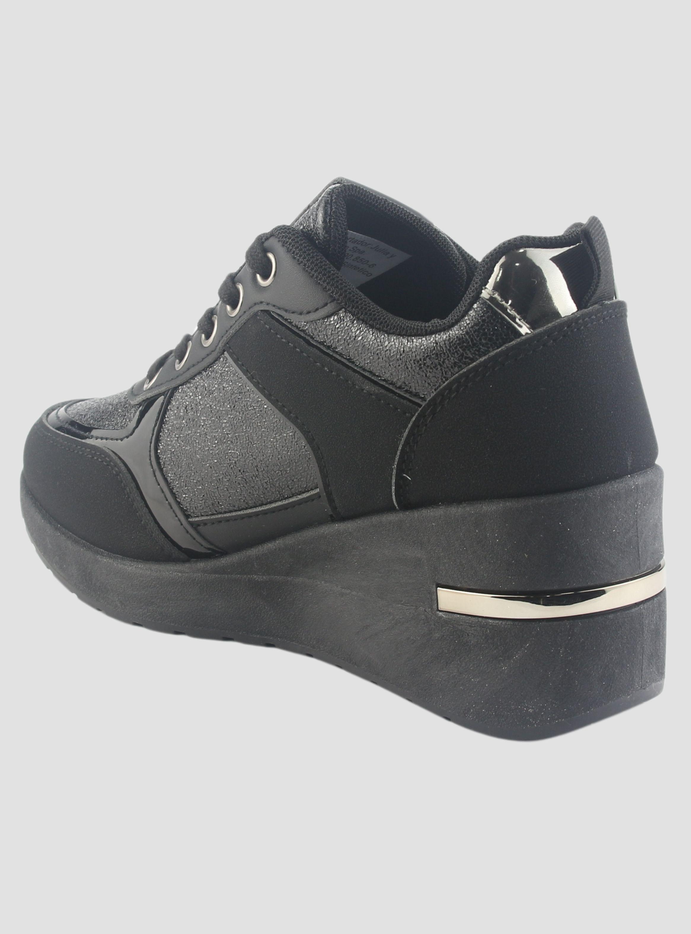 Zapatilla Chalada Mujer Bolki-2 Negro Urbano-3