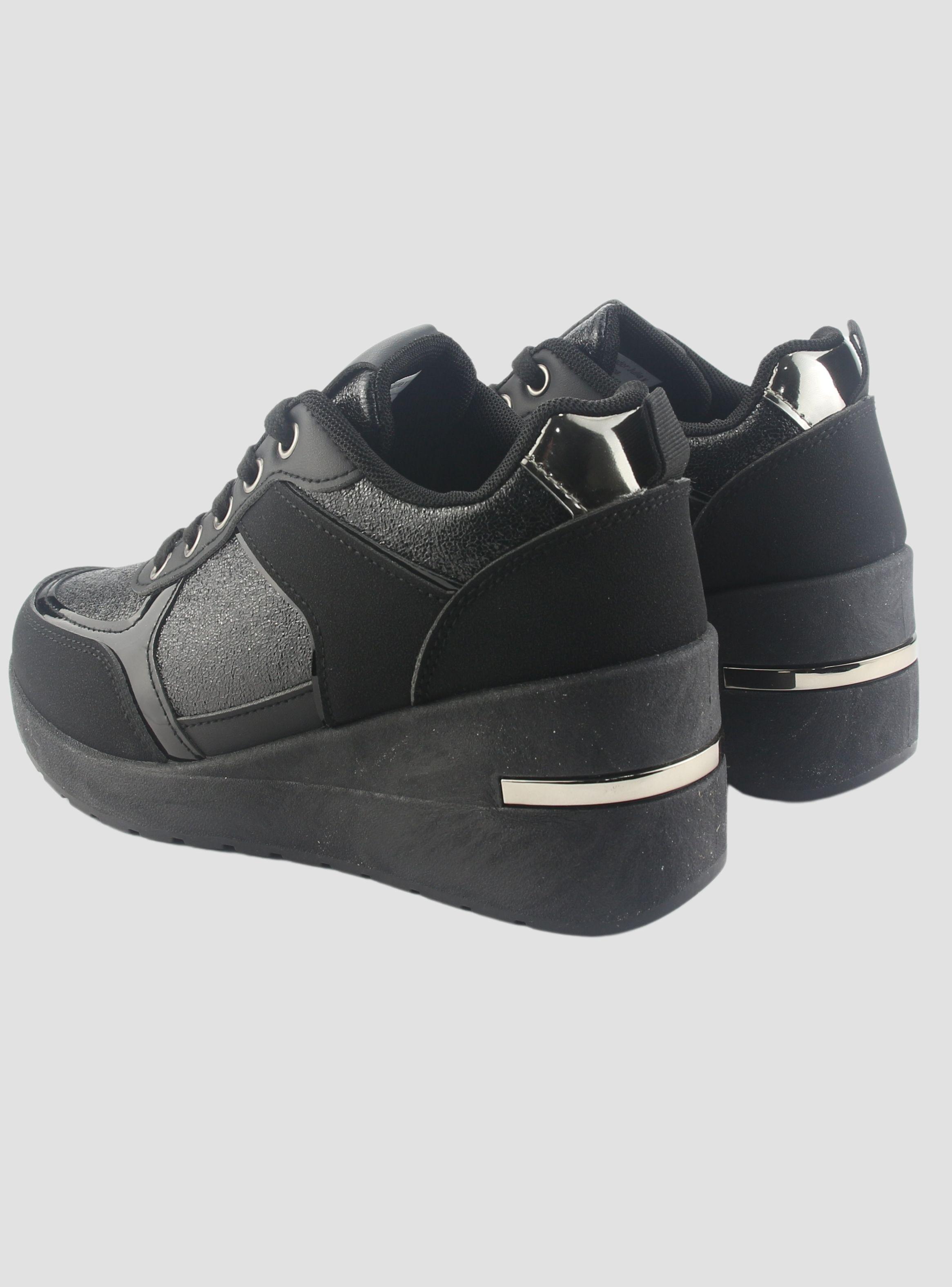 Zapatilla Chalada Mujer Bolki-2 Negro Urbano-5