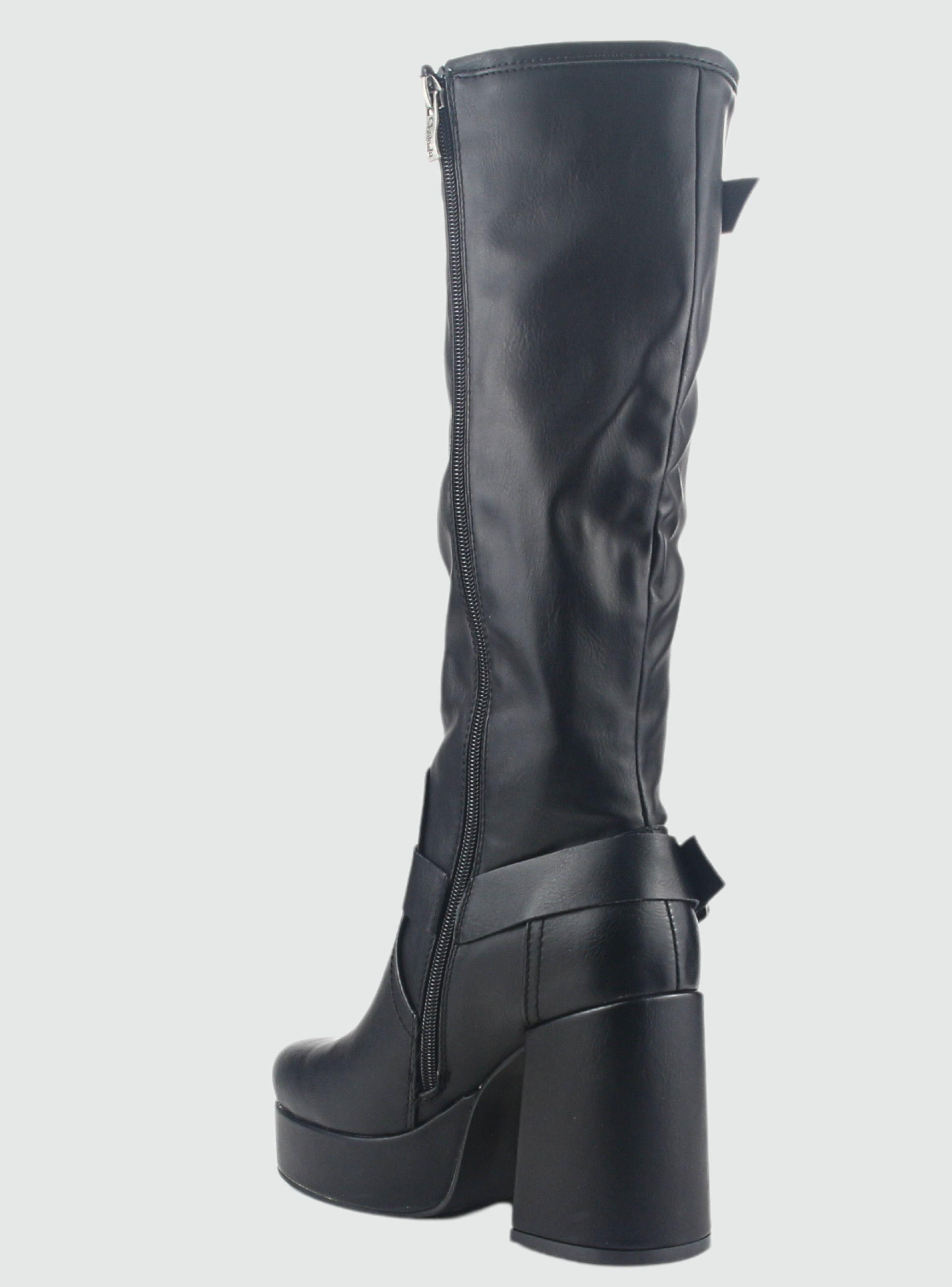 Bota Chalada Mujer Dream-11 Negro Casual-3