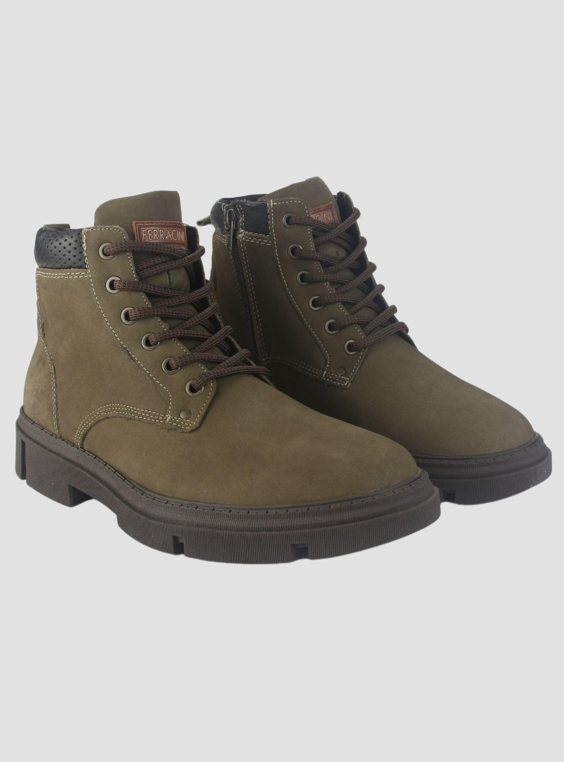 Botin Ferracini Hombre 5909 Aston Oliva Casual-4