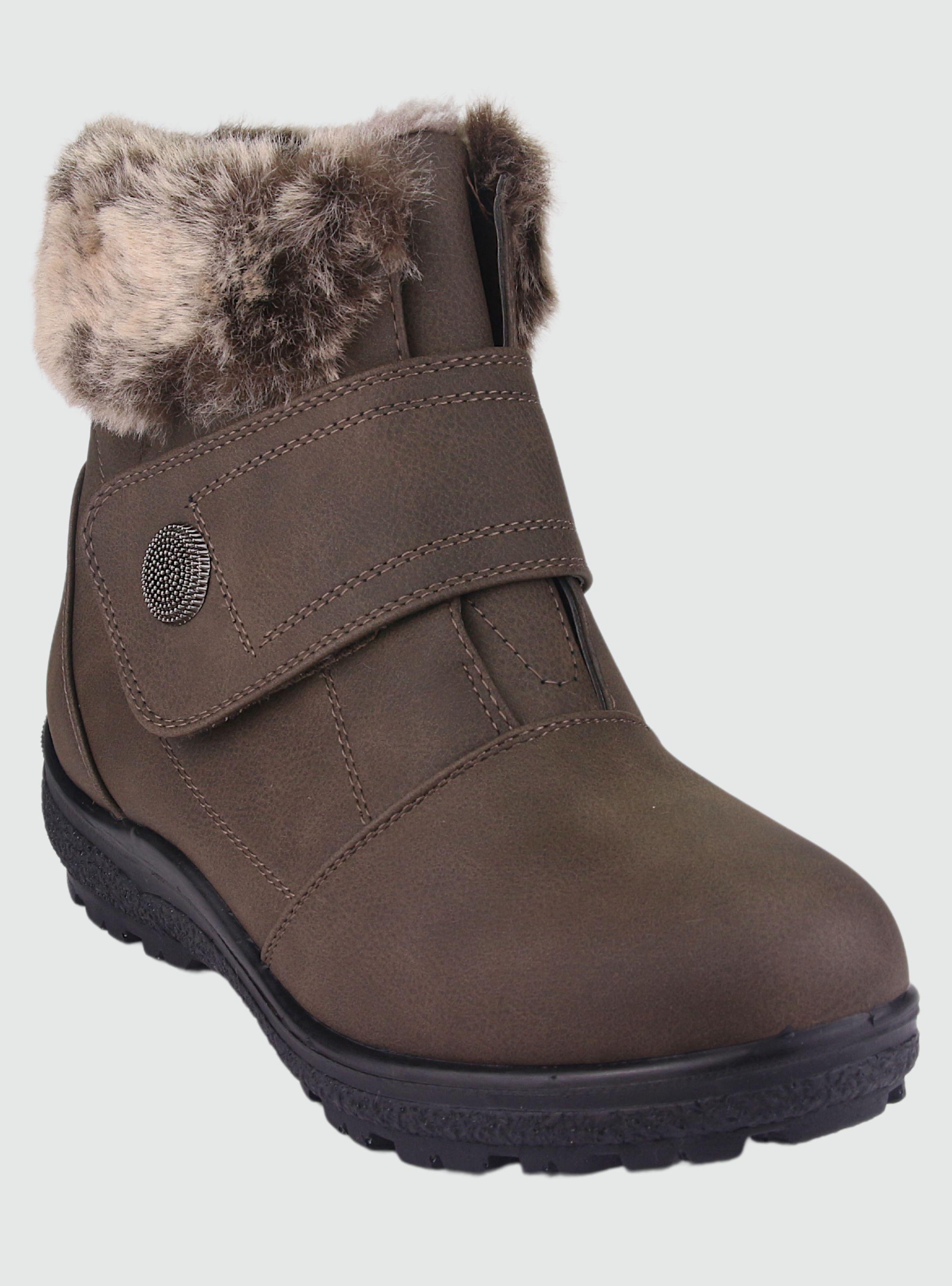 Botin Chalada Mujer Winter-2 Café Casual-2