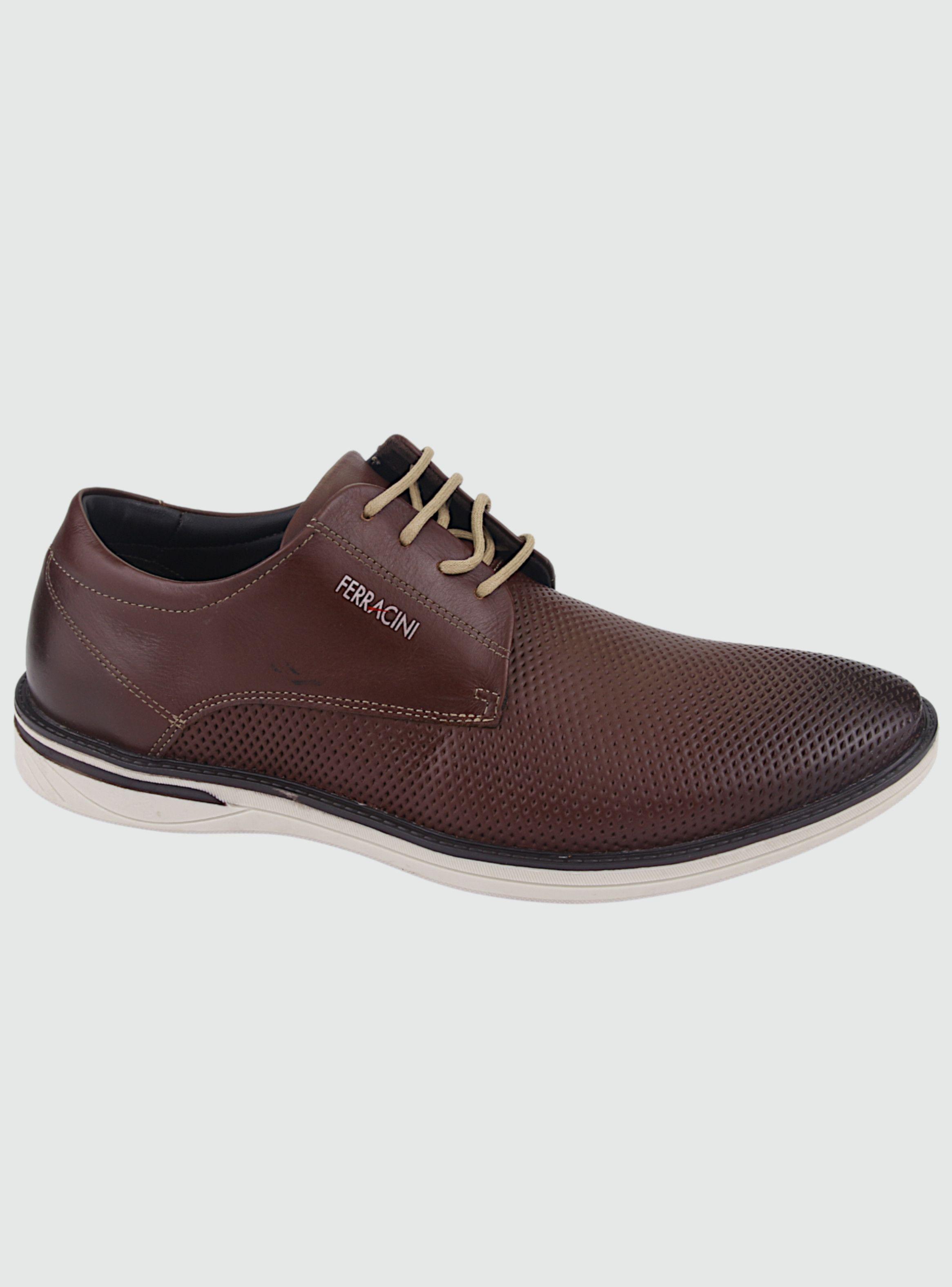 Zapato Ferracini Hombre 3619 Havana Casual-0