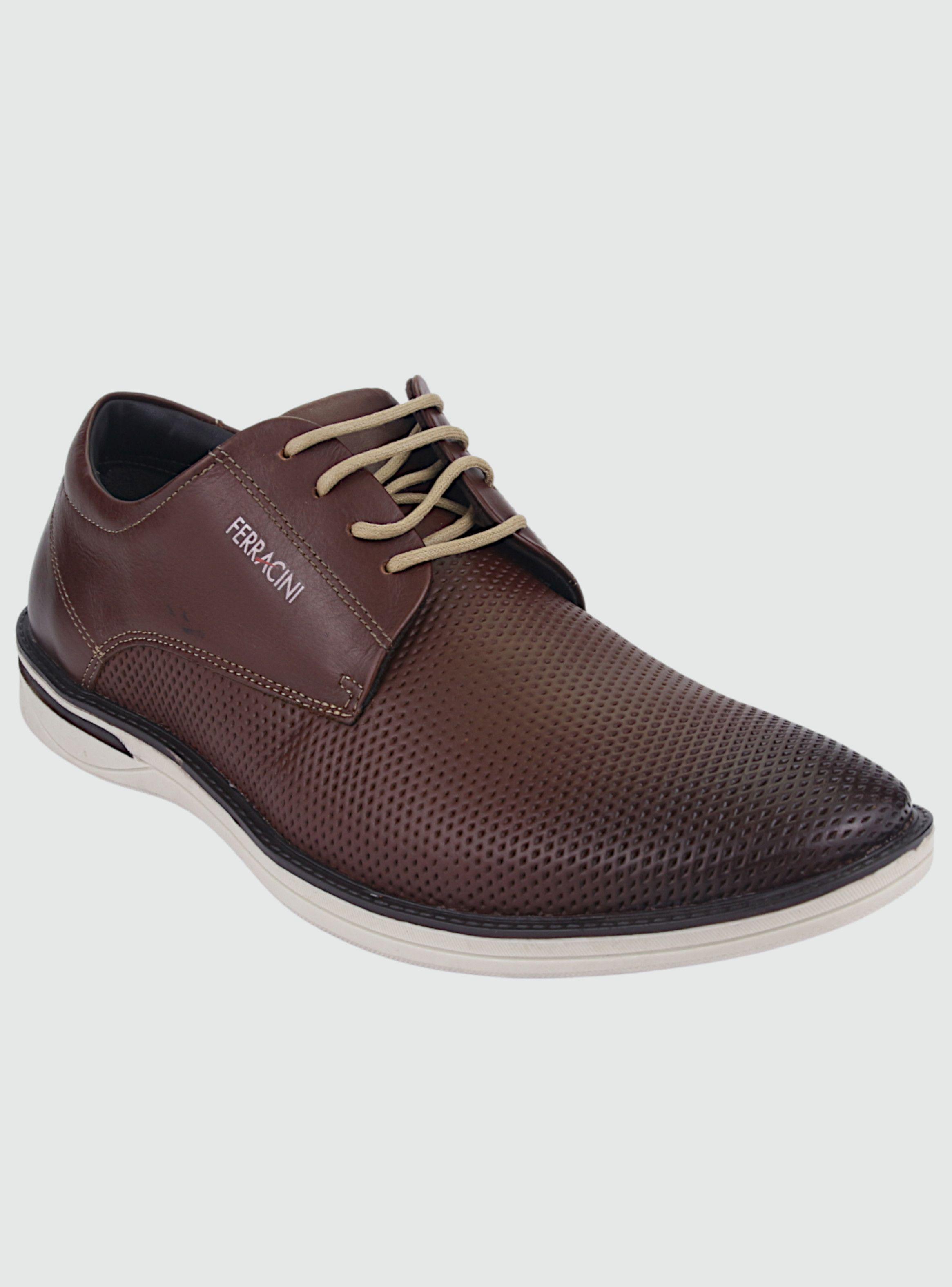 Zapato Ferracini Hombre 3619 Havana Casual-2