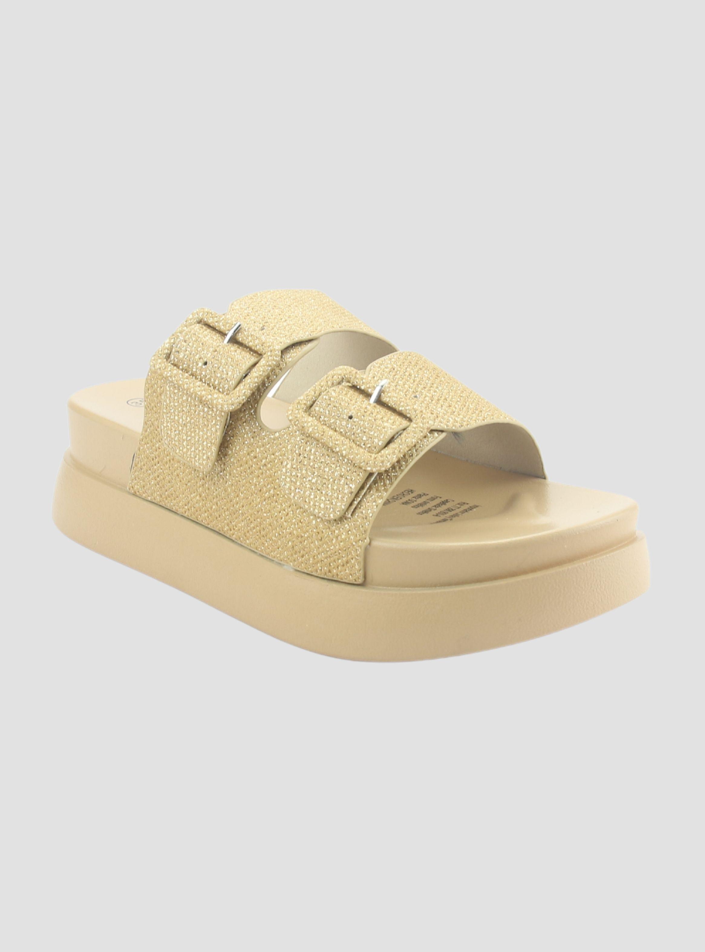 Sandalia Chalada Mujer Bora-20 Dorado Casual-2
