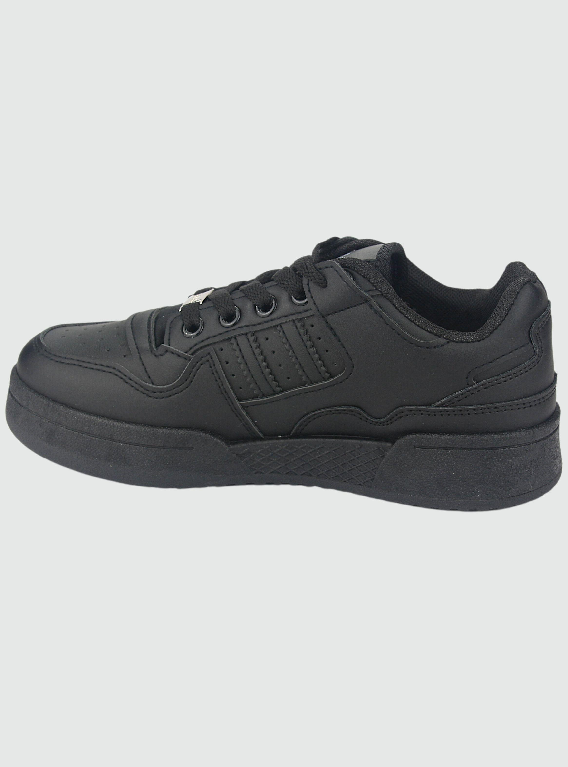 Zapatilla Chalada Mujer Juve-1 Negro Negro Urbano-1