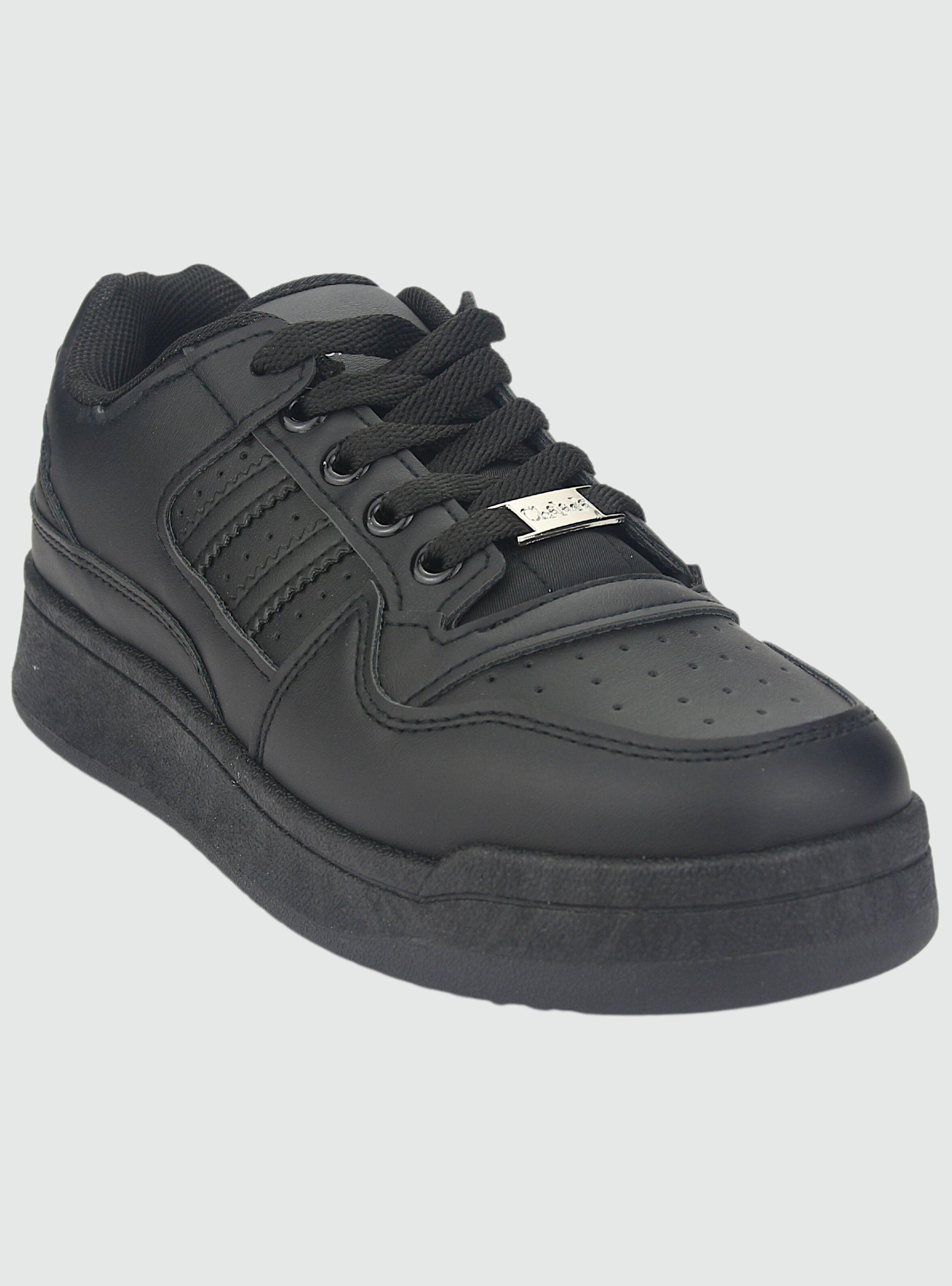 Zapatilla Chalada Mujer Juve-1 Negro Negro Urbano-2