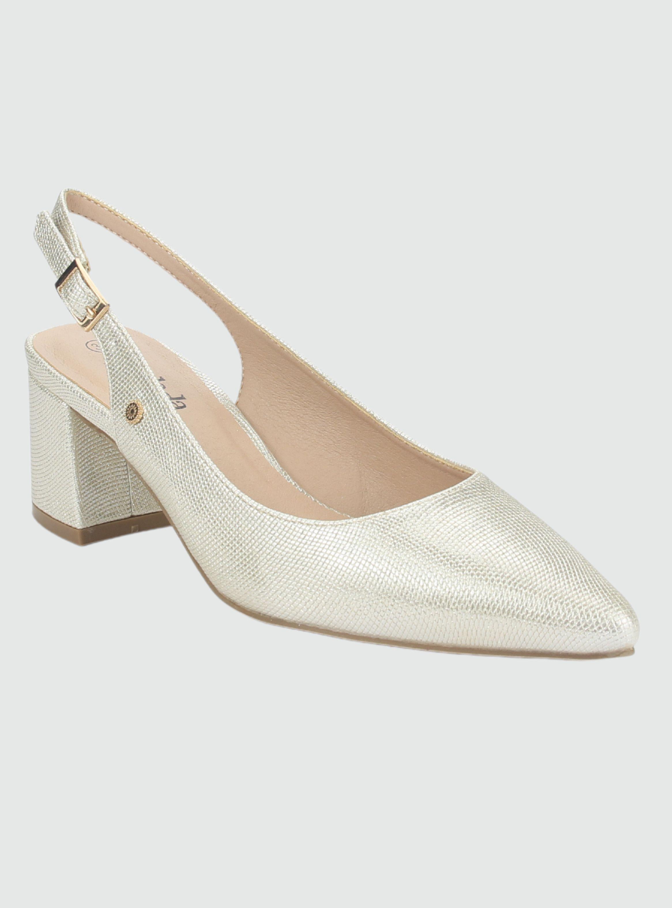 Zapato Chalada Mujer Faiza-1 Dorado Casual-4