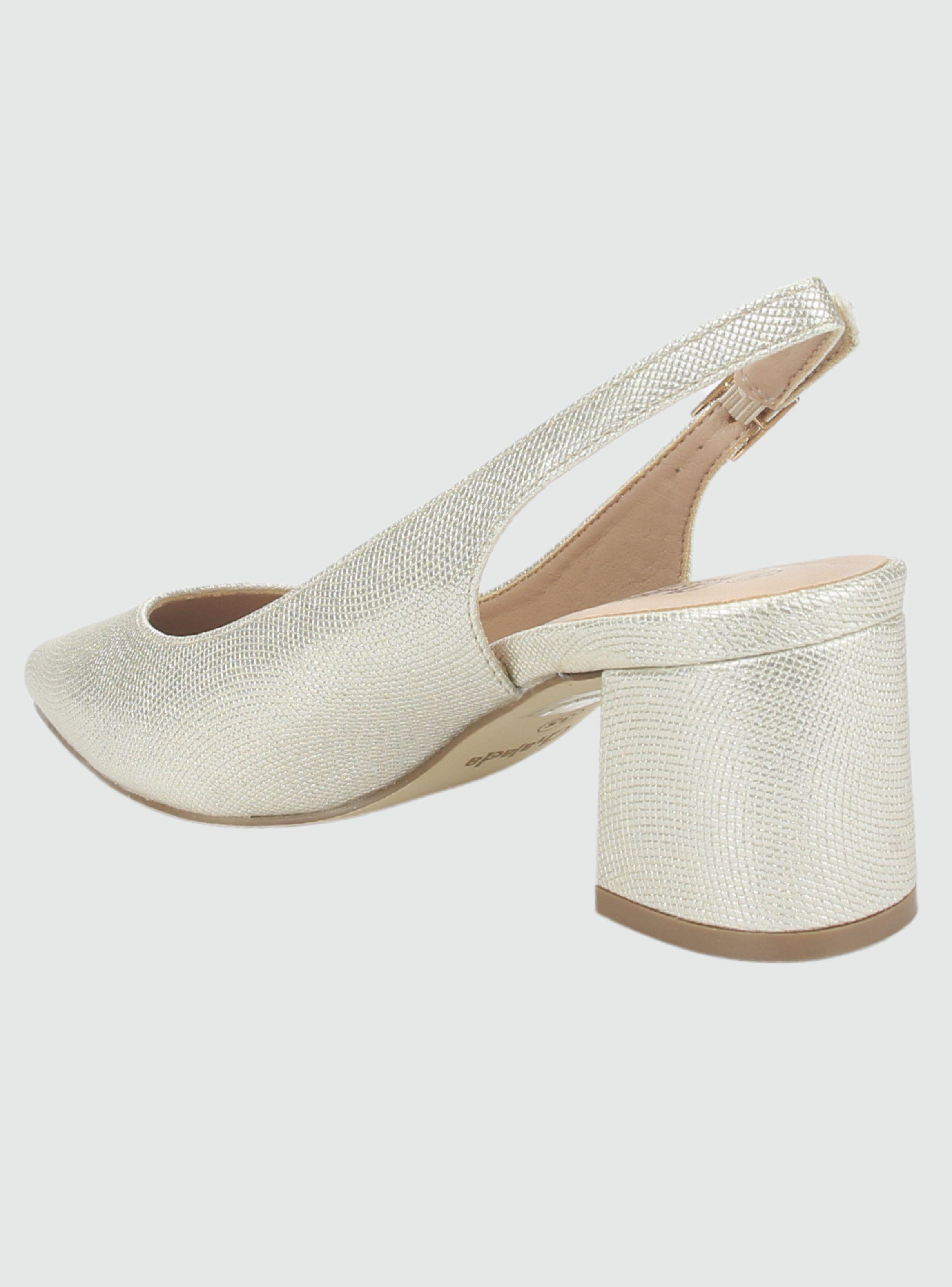Zapato Chalada Mujer Faiza-1 Dorado Casual-7