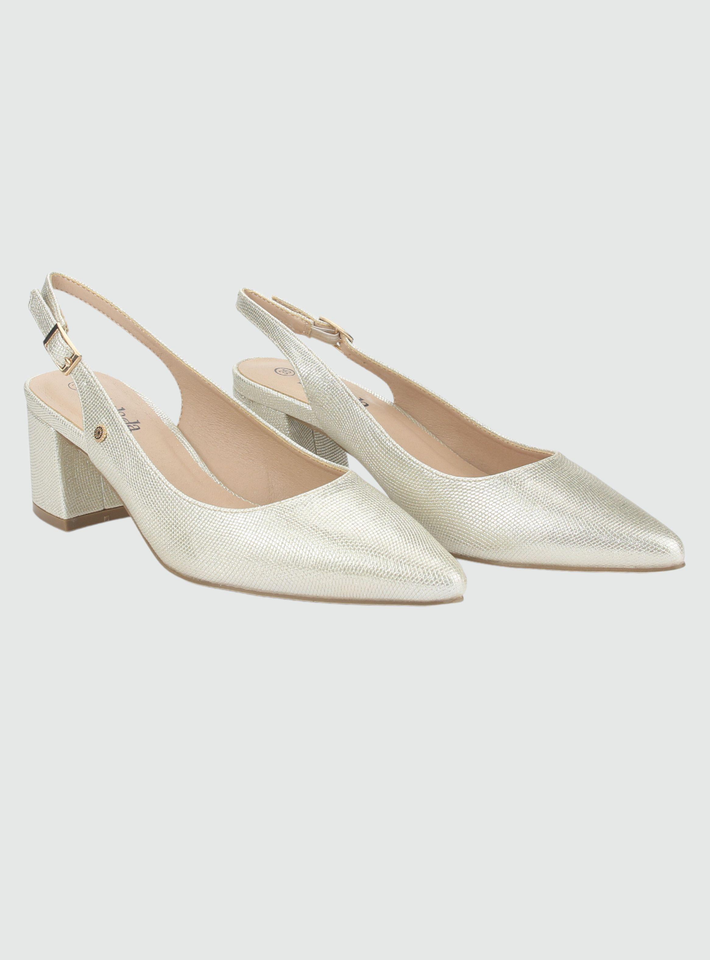 Zapato Chalada Mujer Faiza-1 Dorado Casual-8