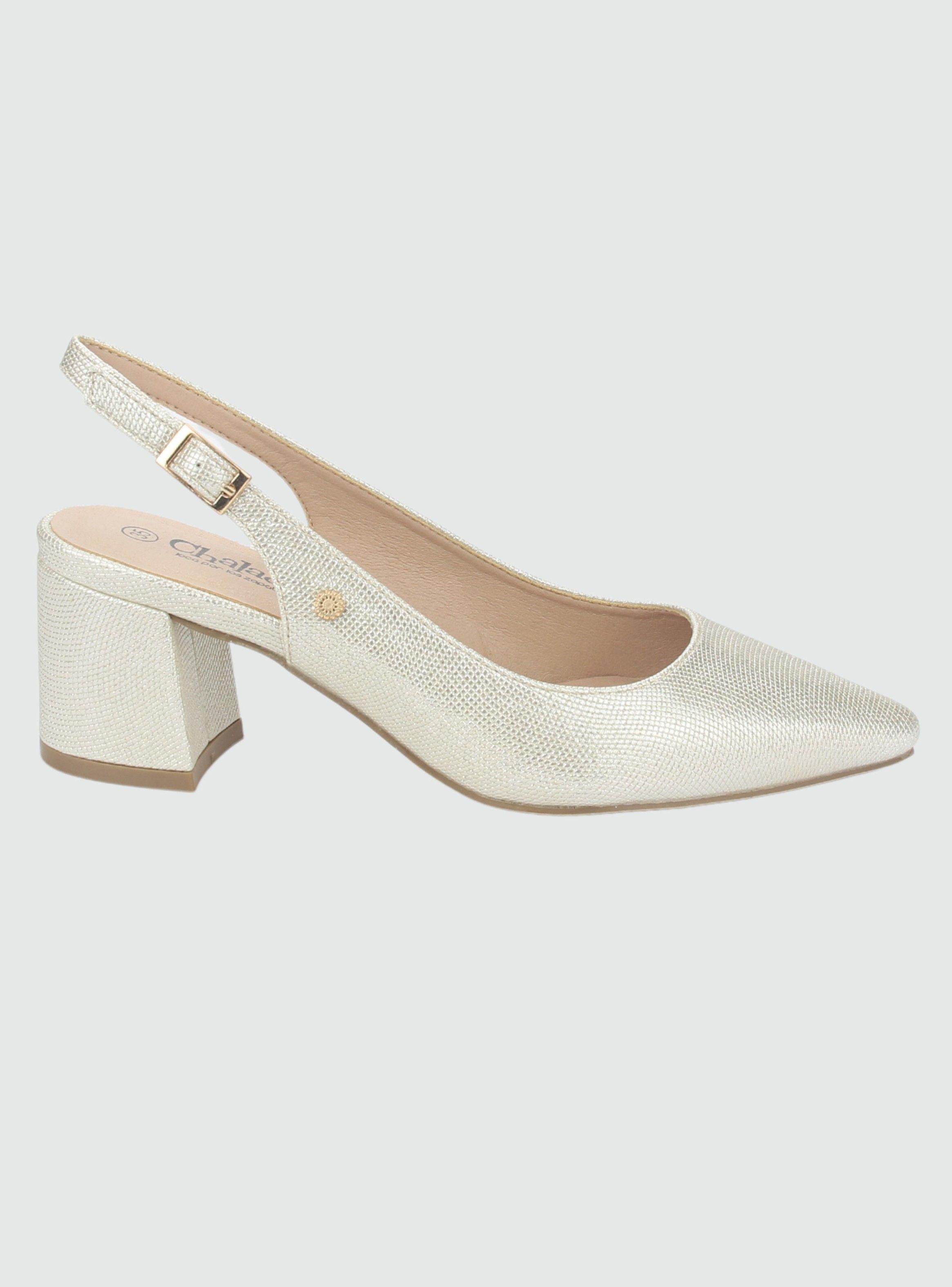 Zapato Dorado Mujer Casual Chalada Faiza-1