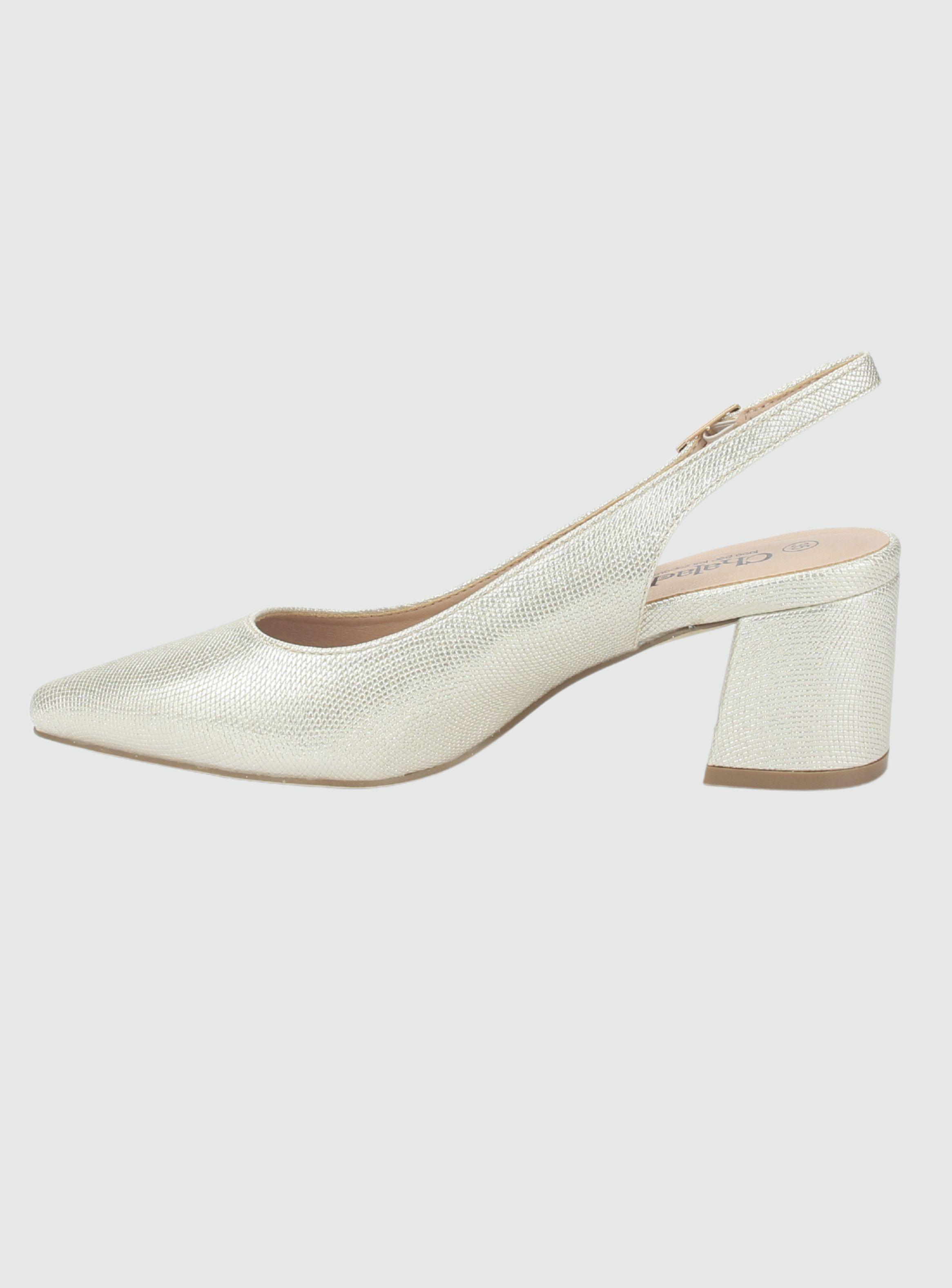 Zapato Dorado Mujer Casual Chalada Faiza-3