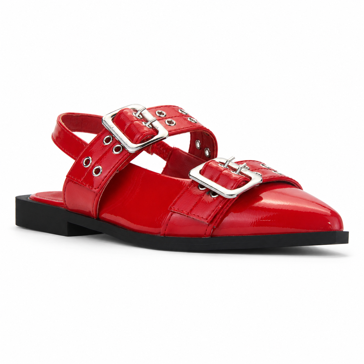 Ballerina Rojo Mujer Casual Chalada Slik-2